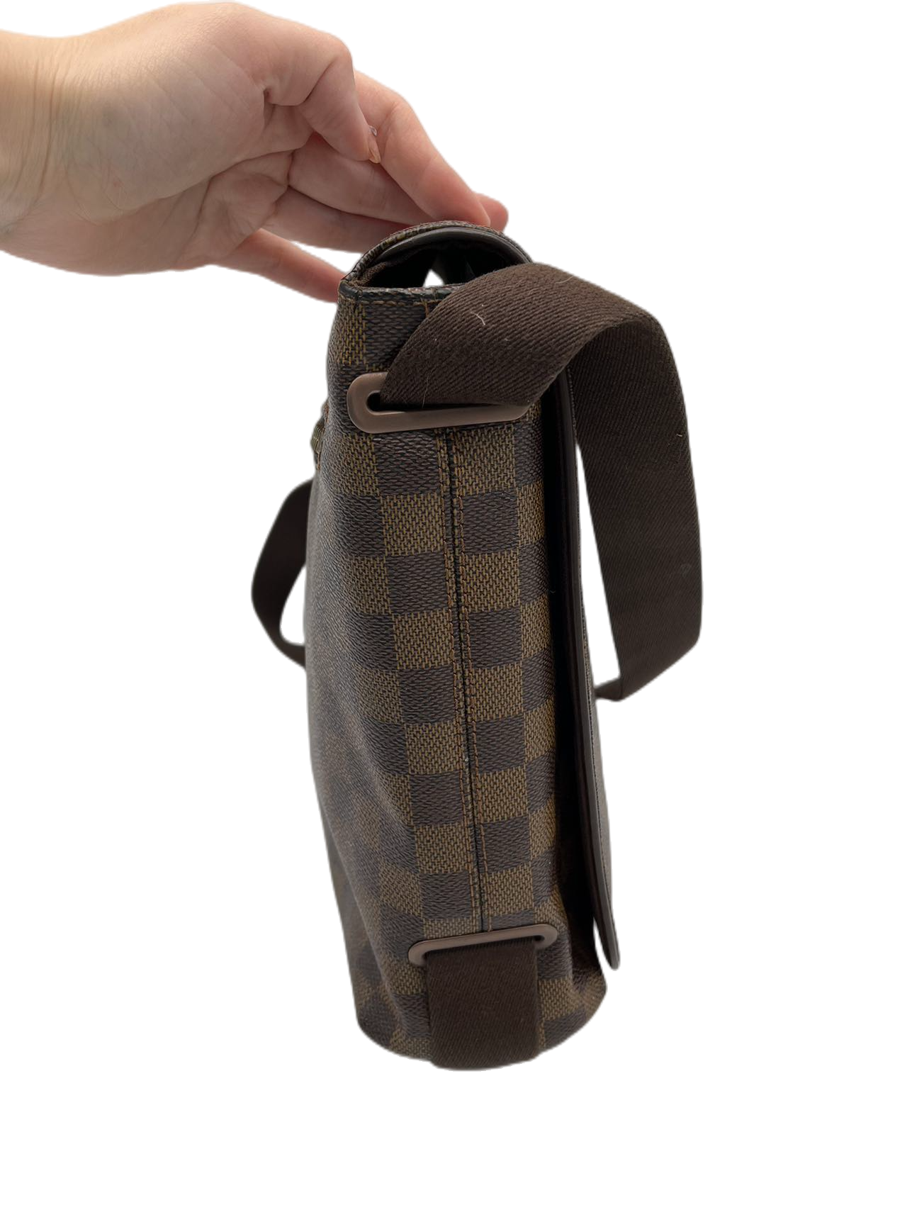Preloved Louis Vuitton Damier Ebene Messenger Bag Crossbody