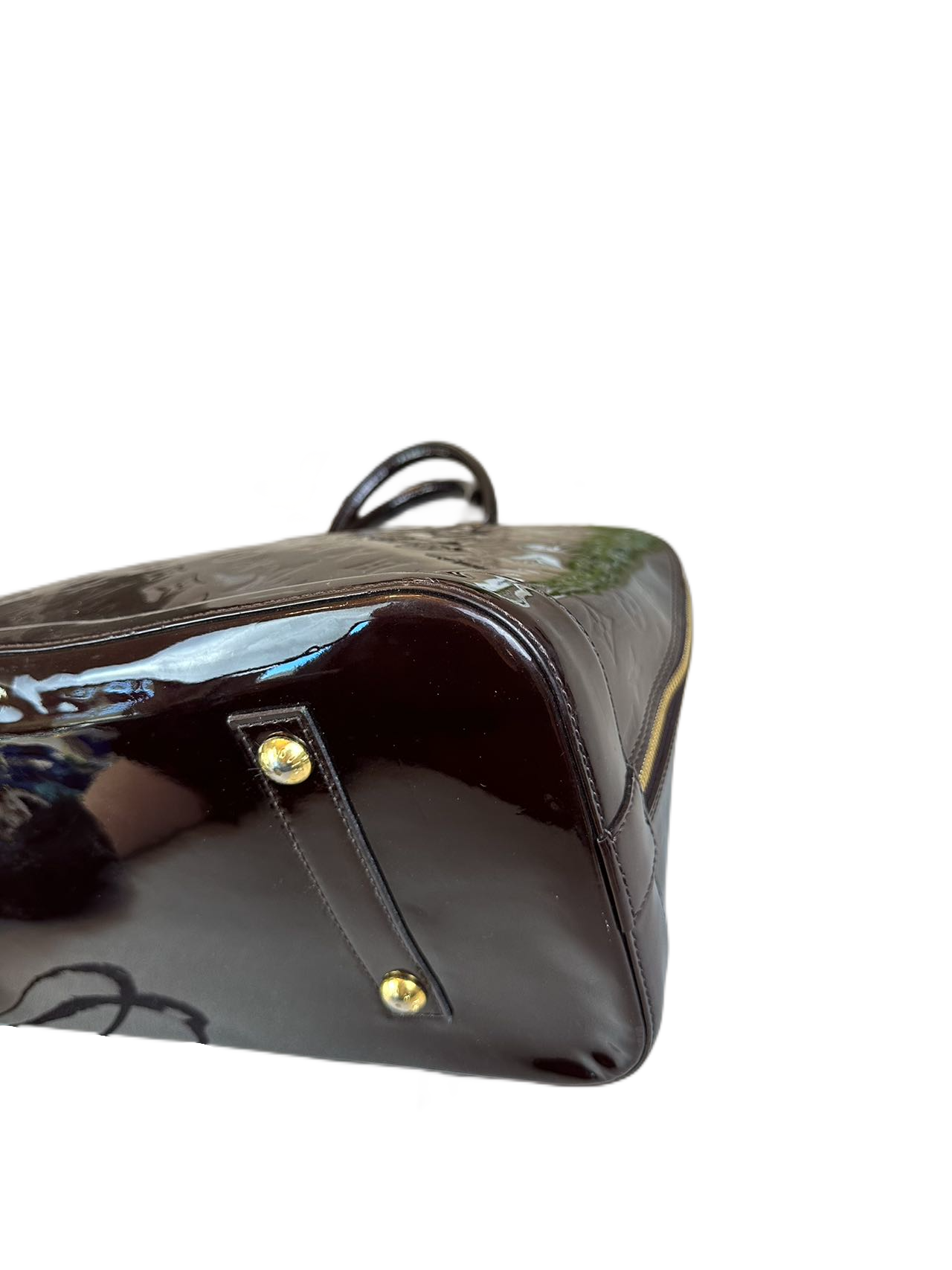 Preloved Louis Vuitton Patent leather Alma GM Satchel