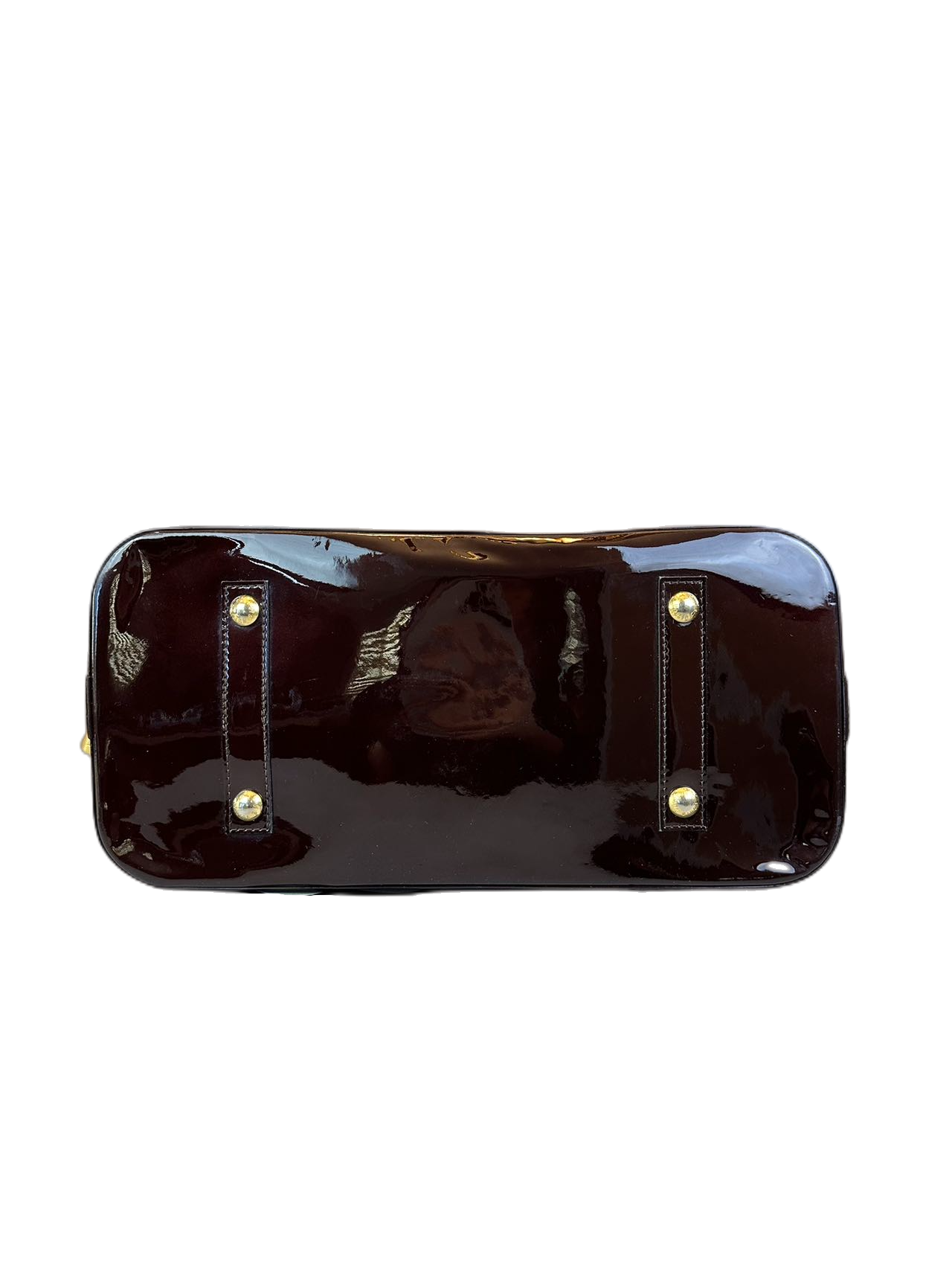 Preloved Louis Vuitton Patent leather Alma GM Satchel