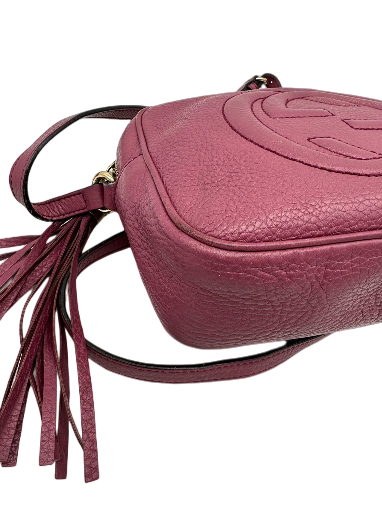Preloved Gucci GG Logo Disco Shoulder Bag Crossbody