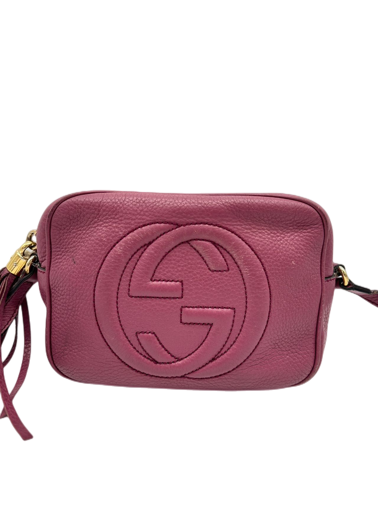 Preloved Gucci GG Logo Disco Shoulder Bag Crossbody