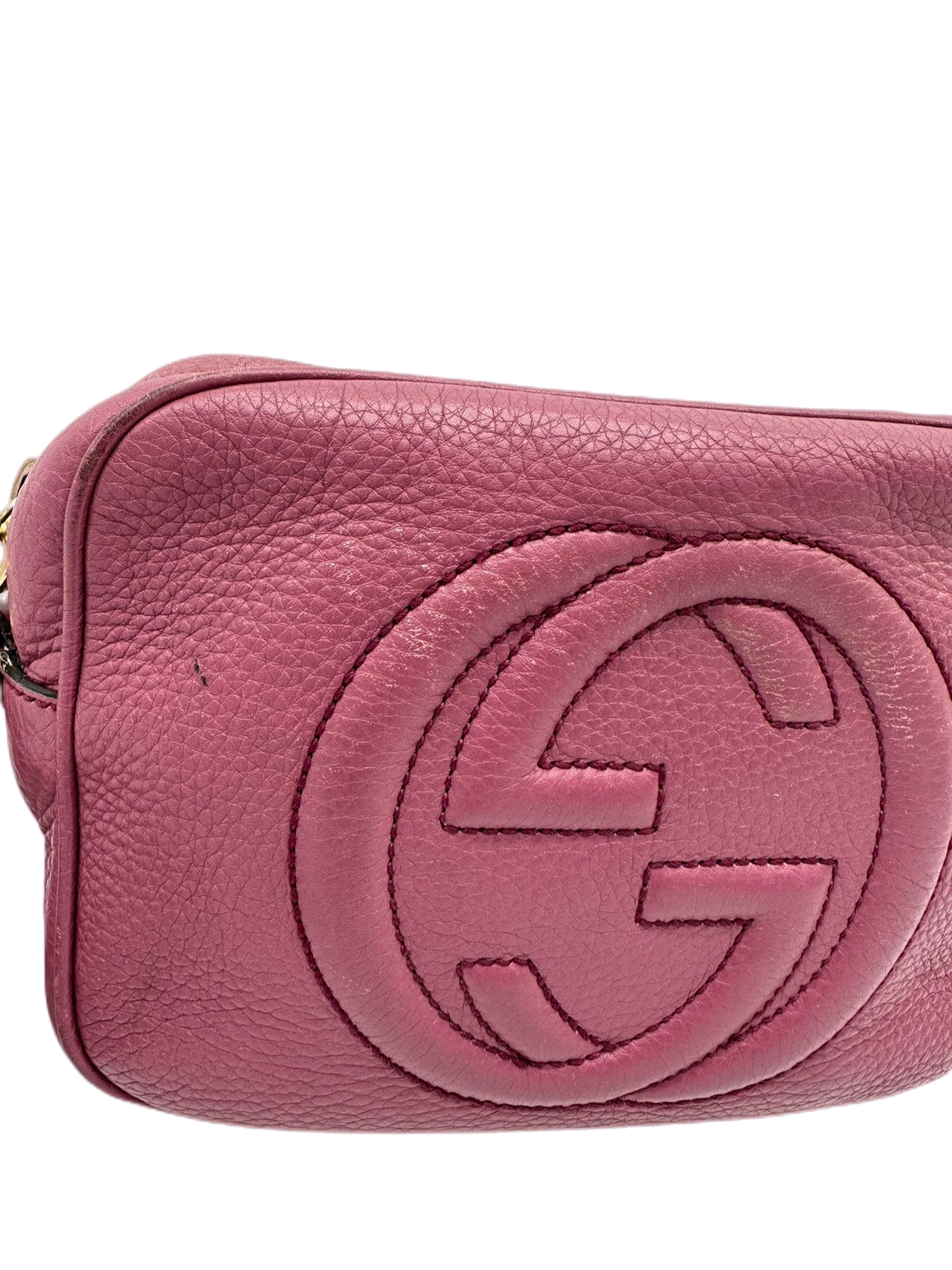 Preloved Gucci GG Logo Disco Shoulder Bag Crossbody