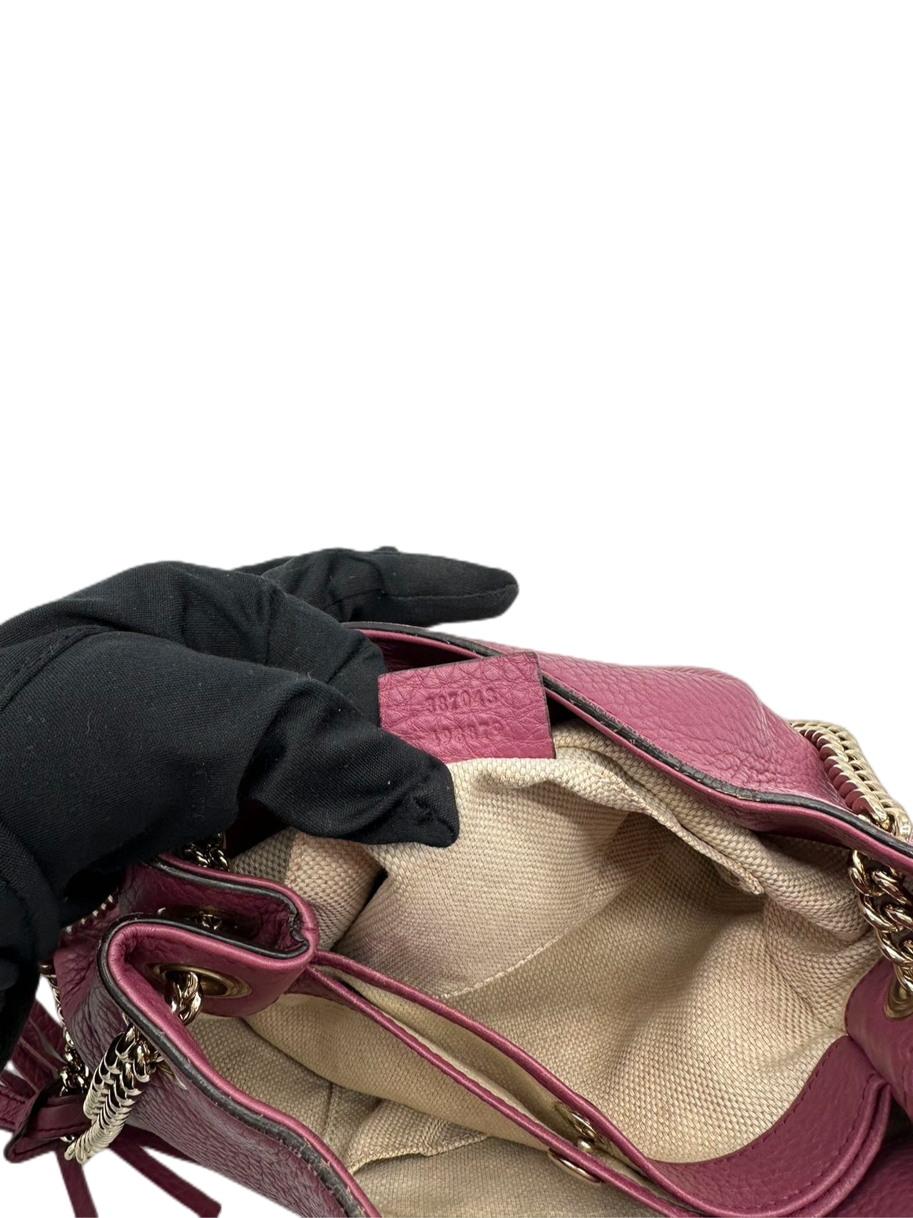 Preloved Gucci GG Logo Small Soho Chain Totes Shoulder Bag