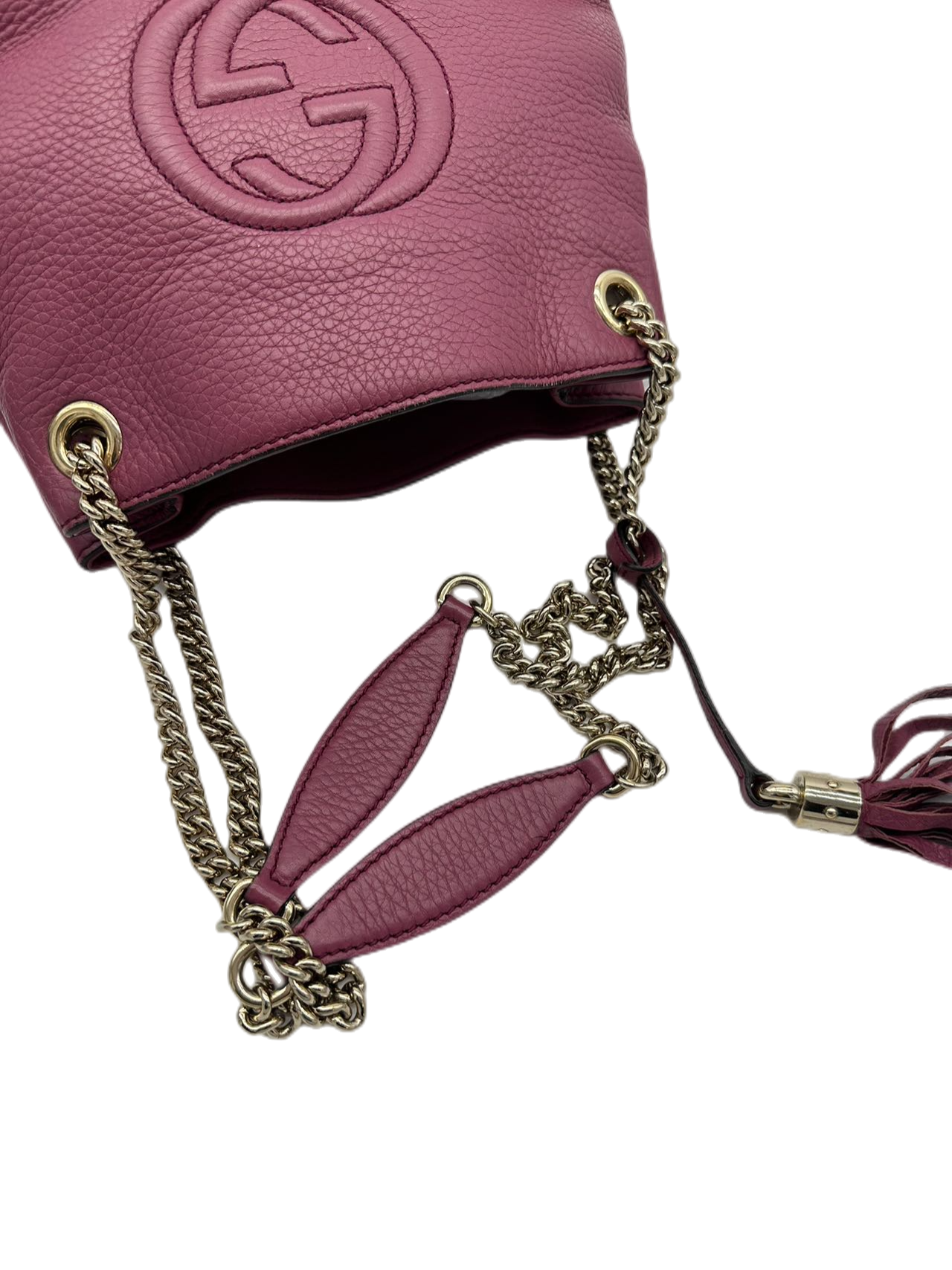 Preloved Gucci GG Logo Small Soho Chain Totes Shoulder Bag