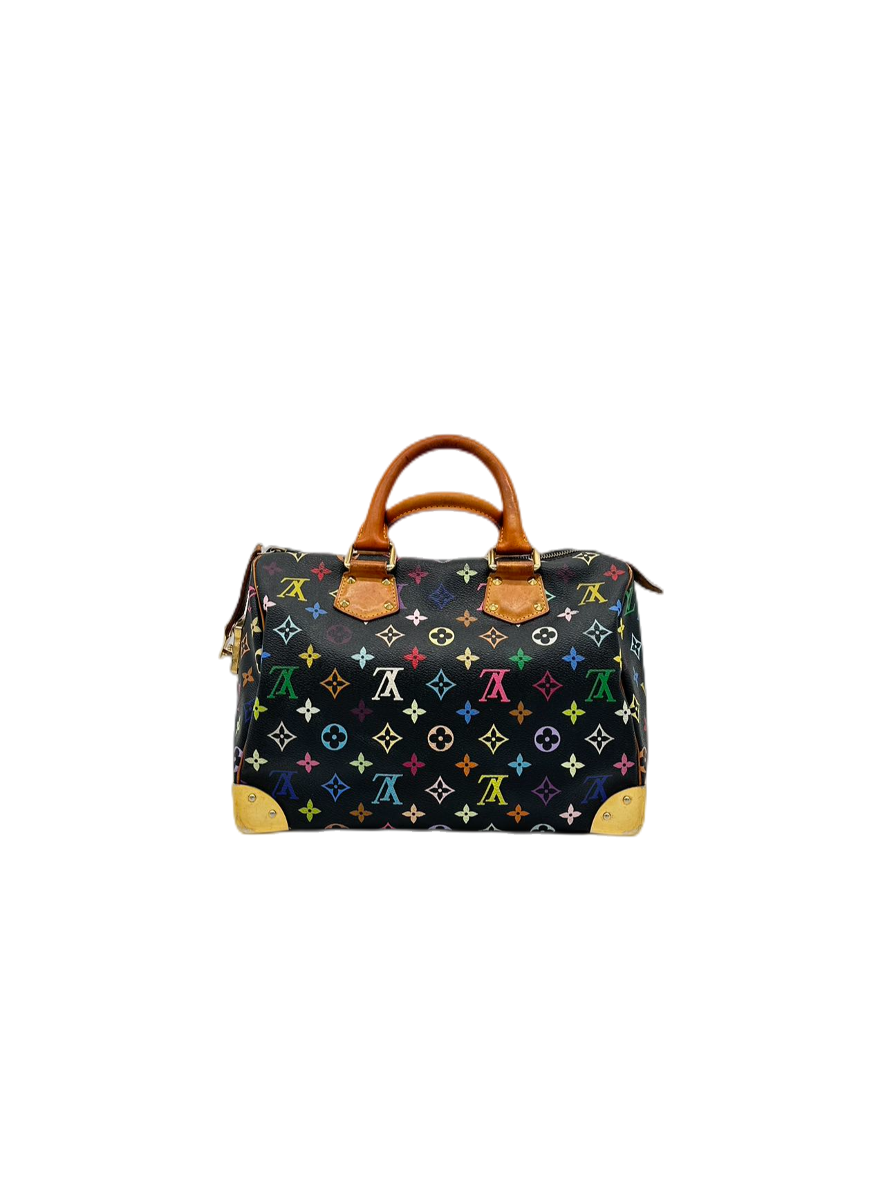 Preloved Louis Vuitton Monogram Multicolor Speedy 30 Satchel