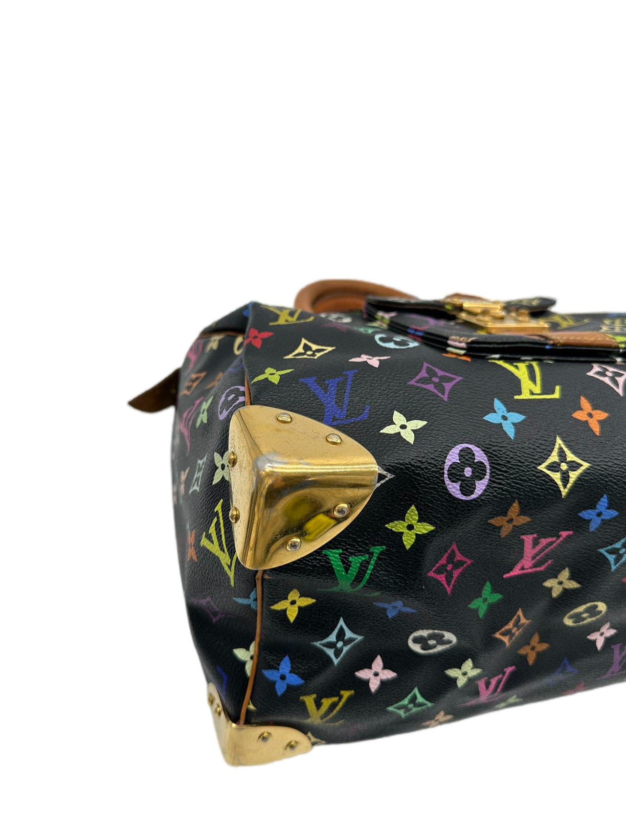 Preloved Louis Vuitton Monogram Multicolor Speedy 30 Satchel