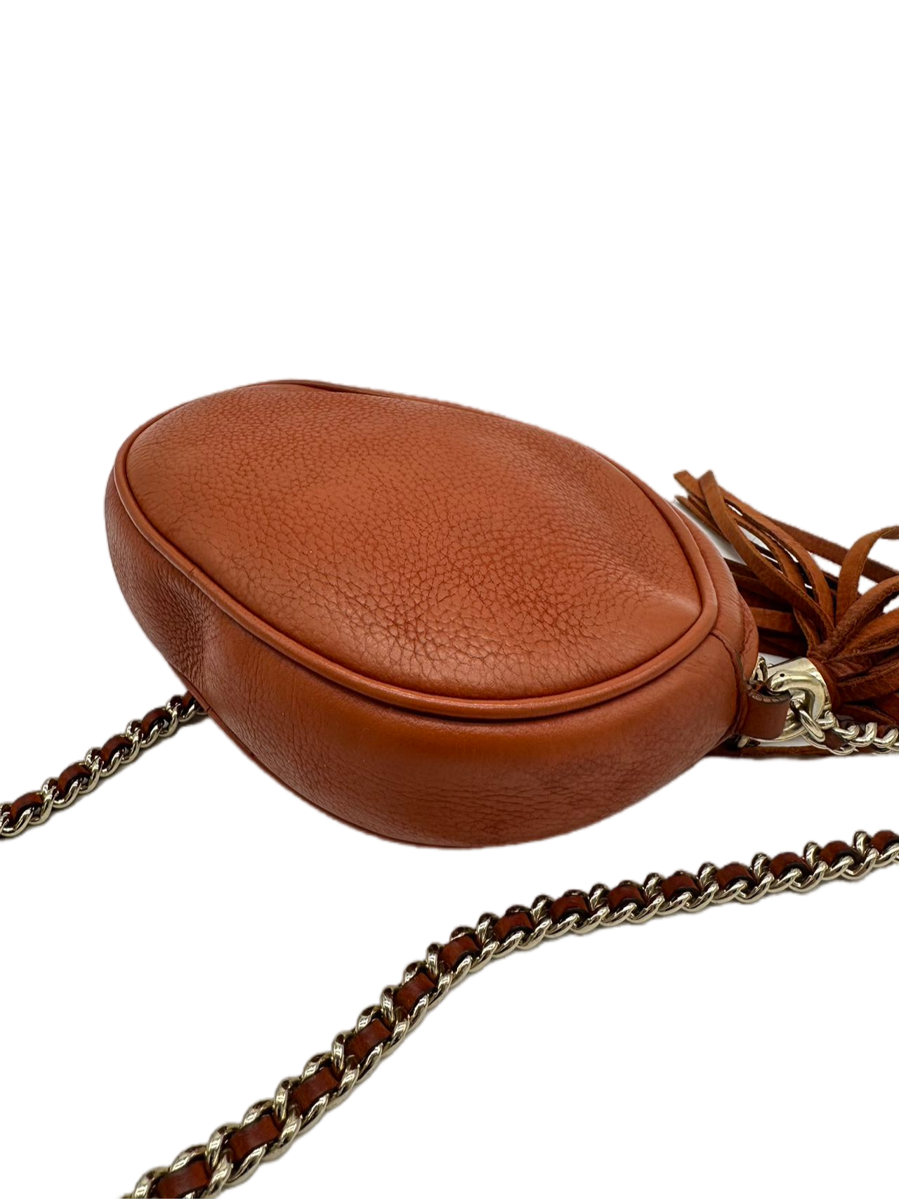 Preloved Gucci GG Logo Leather Small Soho Shoulder bag
