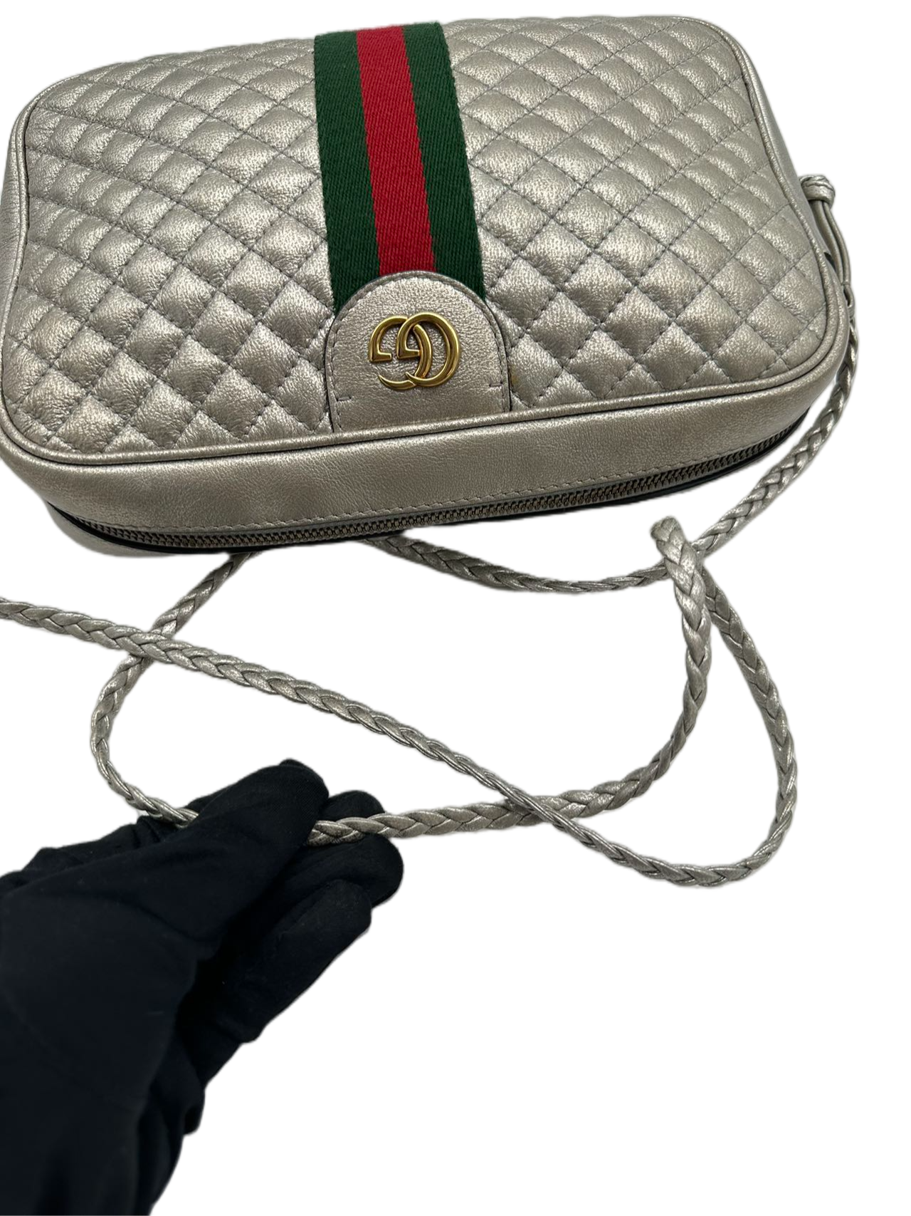 Preloved Gucci GG Logo Shoulder Bag Crossbody