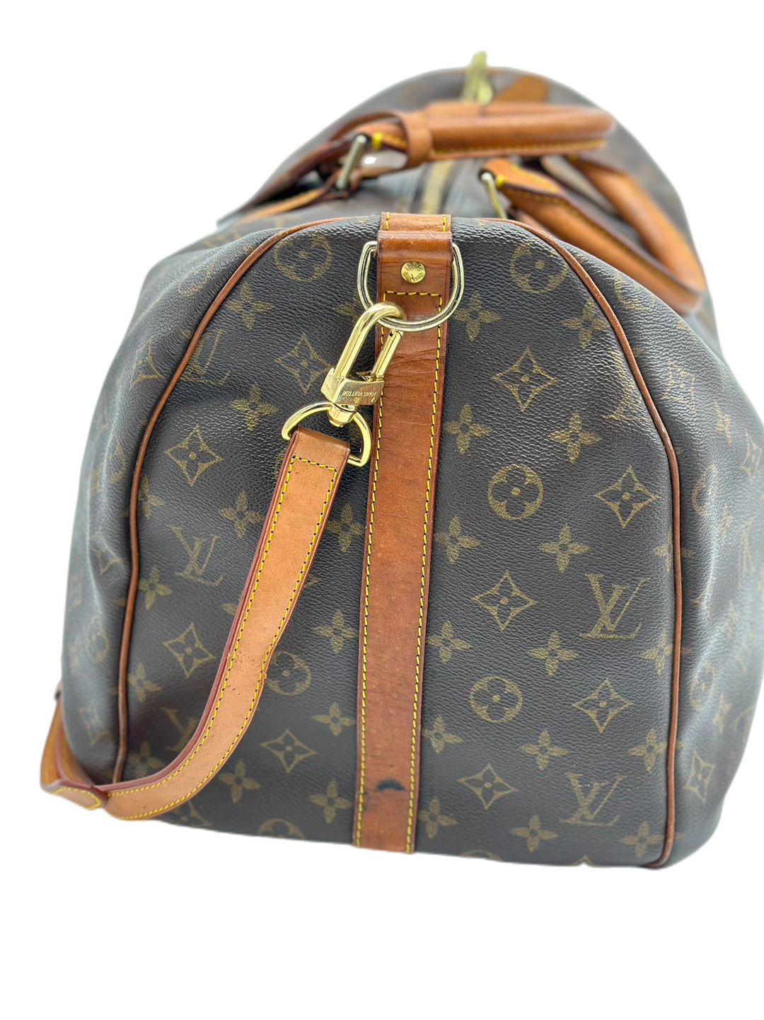 Pre-Owned Louis Vuitton Monogram Keepall Bandouilere 50 Travel Bag