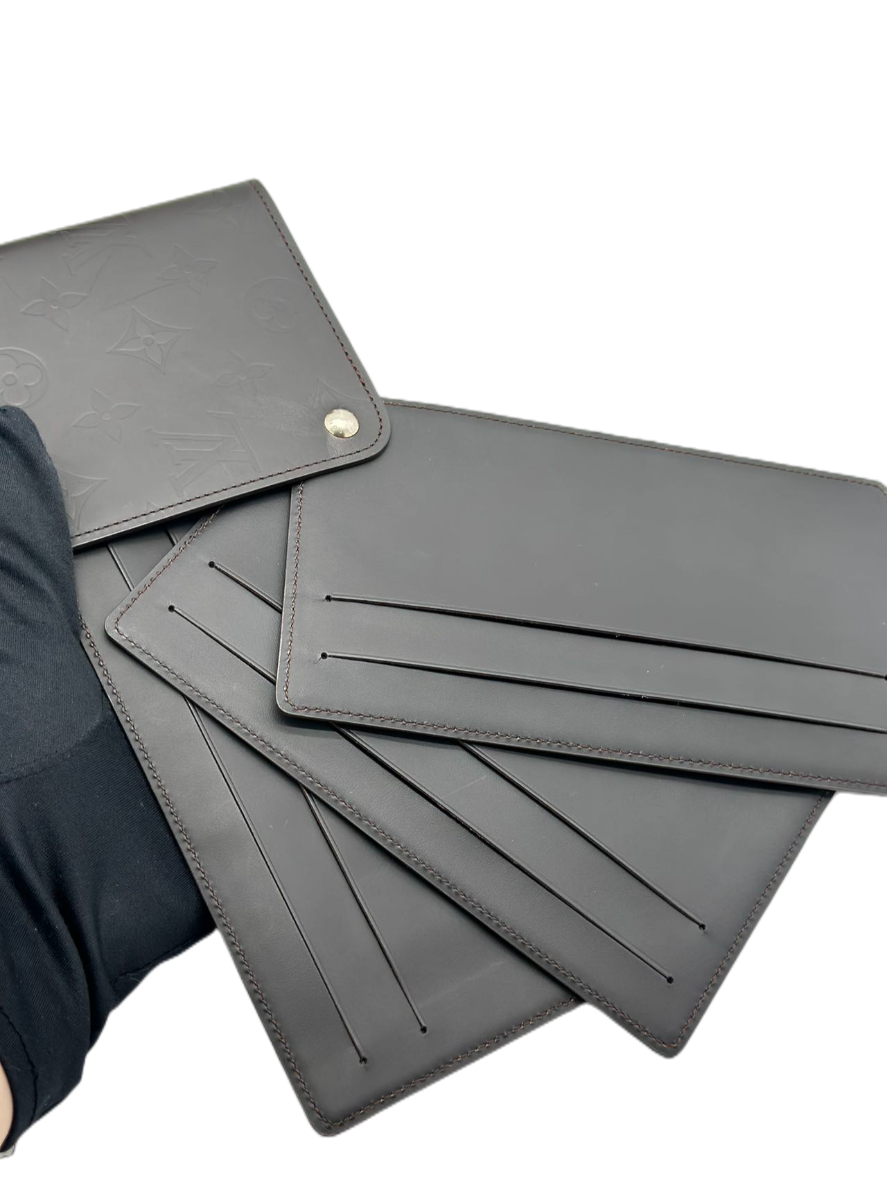 Preloved Louis Vuitton Monogram Brown Leather wallet
