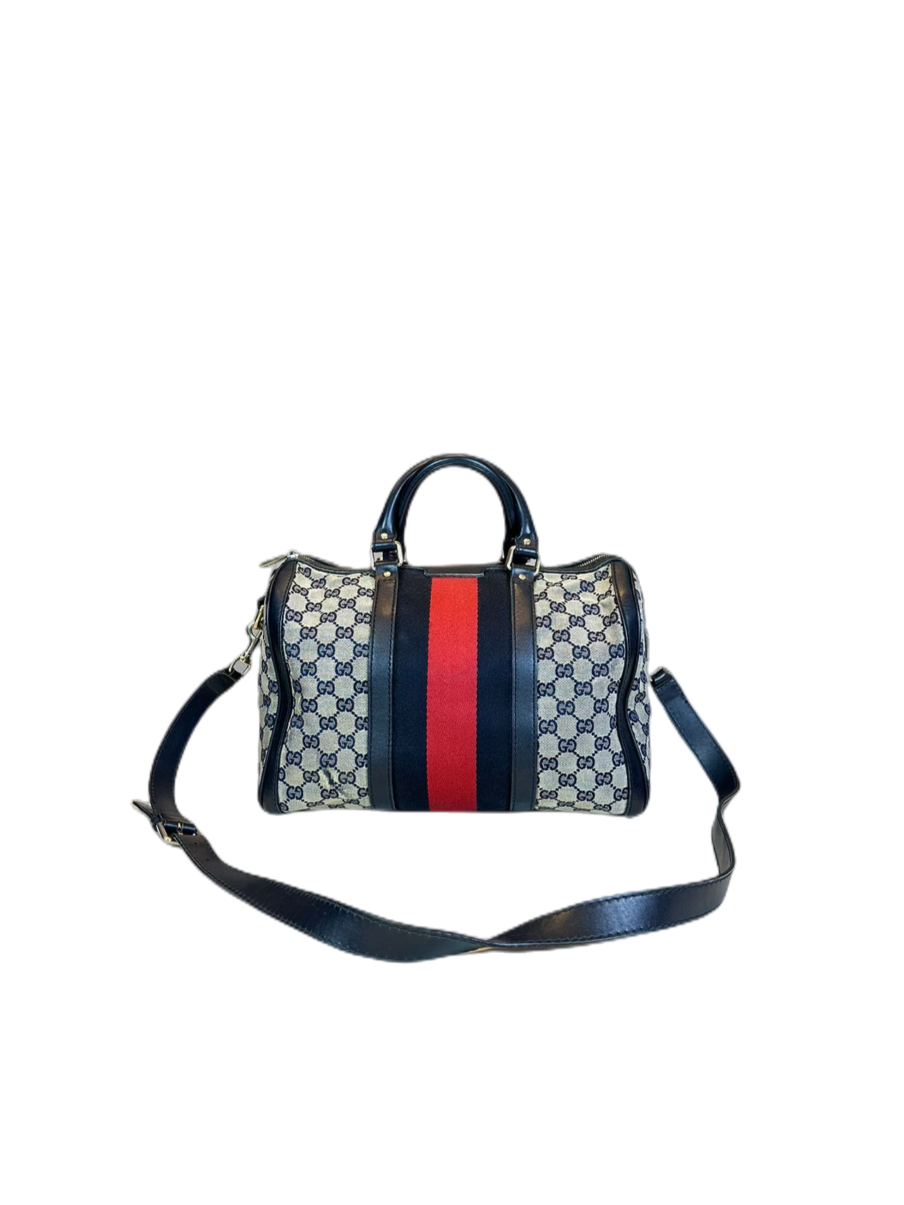 Preloved Gucci GG Logo Supreme Boston Bag Shoulder Bag