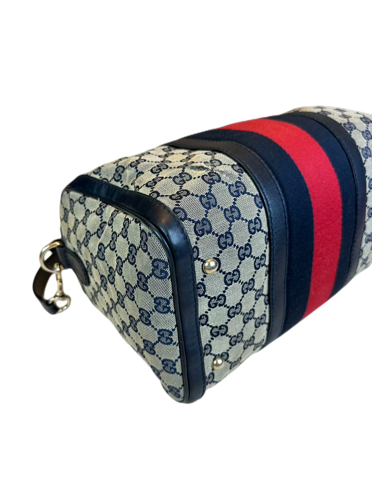 Preloved Gucci GG Logo Supreme Boston Bag Shoulder Bag