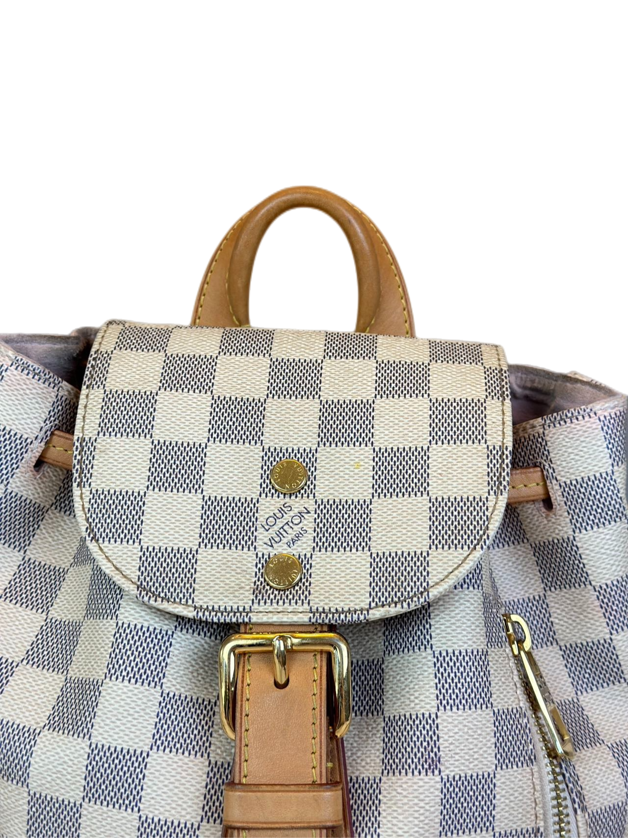 Preloved Louis Vuitton Damier Azur Sperone BB Backpack