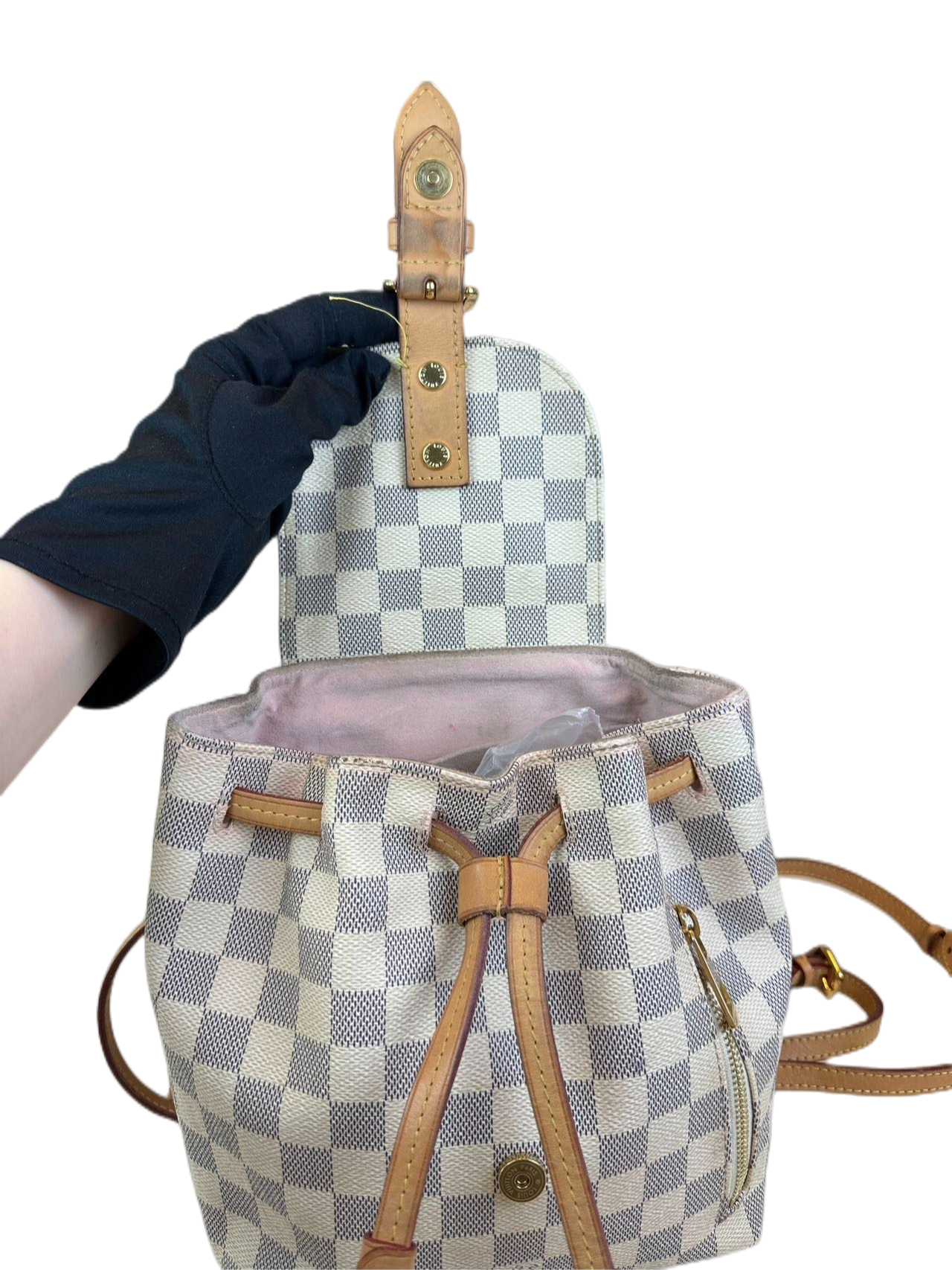 Preloved Louis Vuitton Damier Azur Sperone BB Backpack
