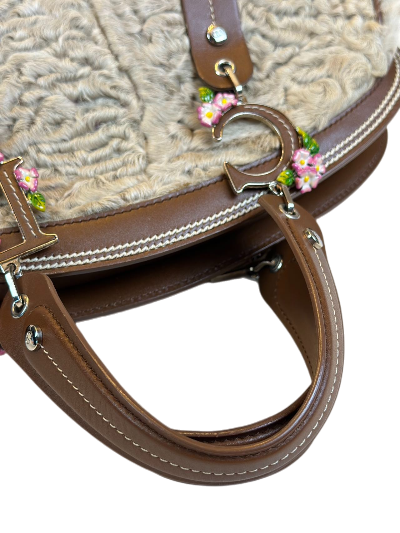 Preloved Christian Dior Vintage Satchel Handbag