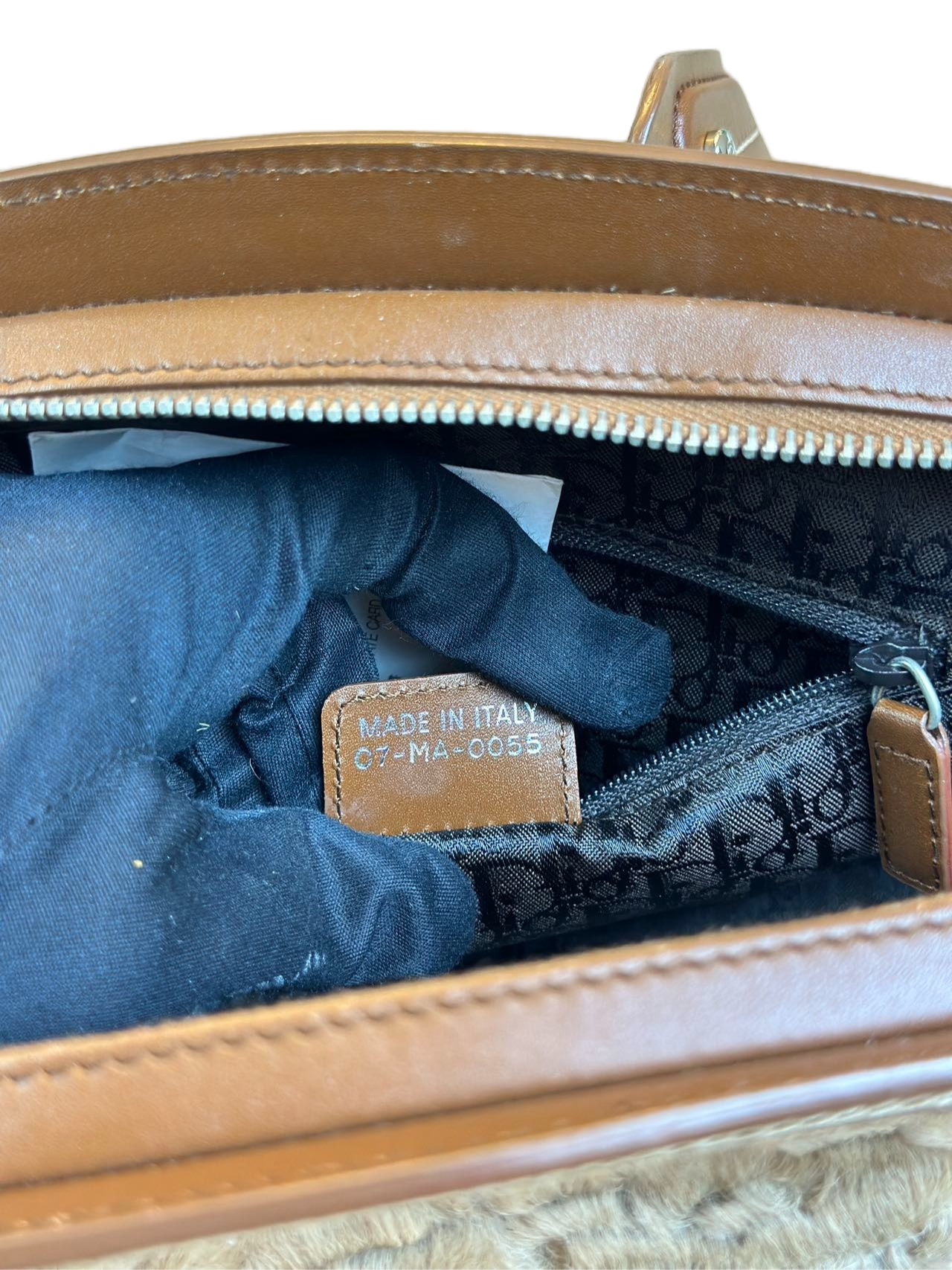 Preloved Christian Dior Vintage Satchel Handbag