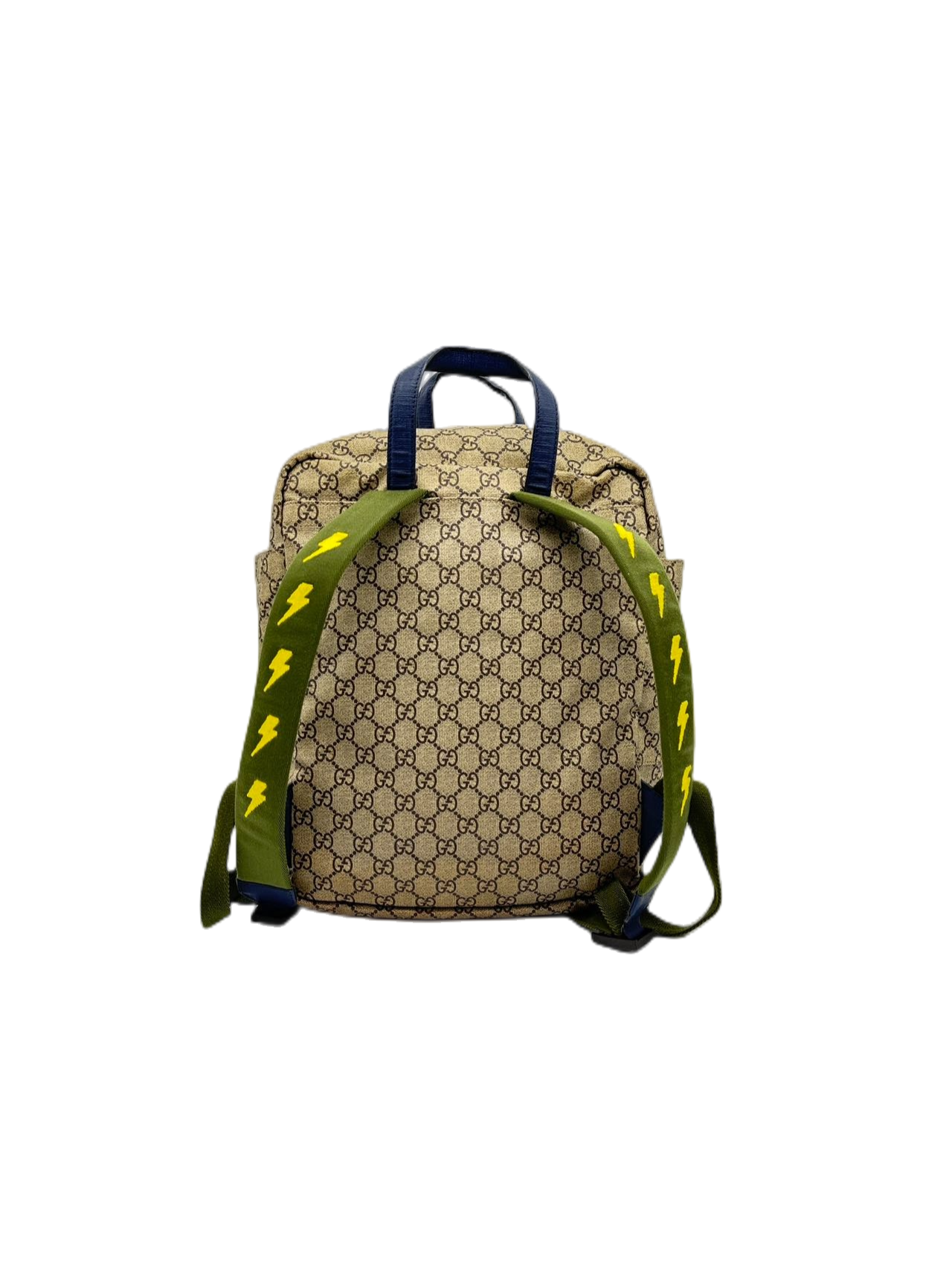 Preloved Gucci GG Logo Printed Tiger Head Backpack
