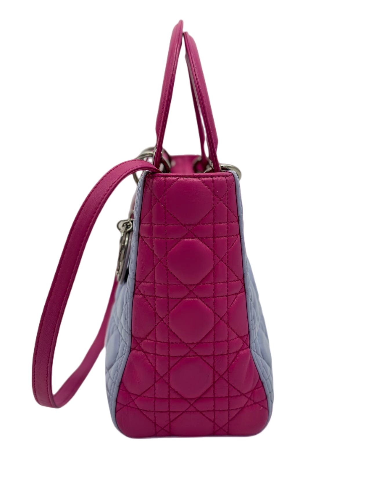 Preloved Christian Dior Medium Lady Dior Shoulder Bag