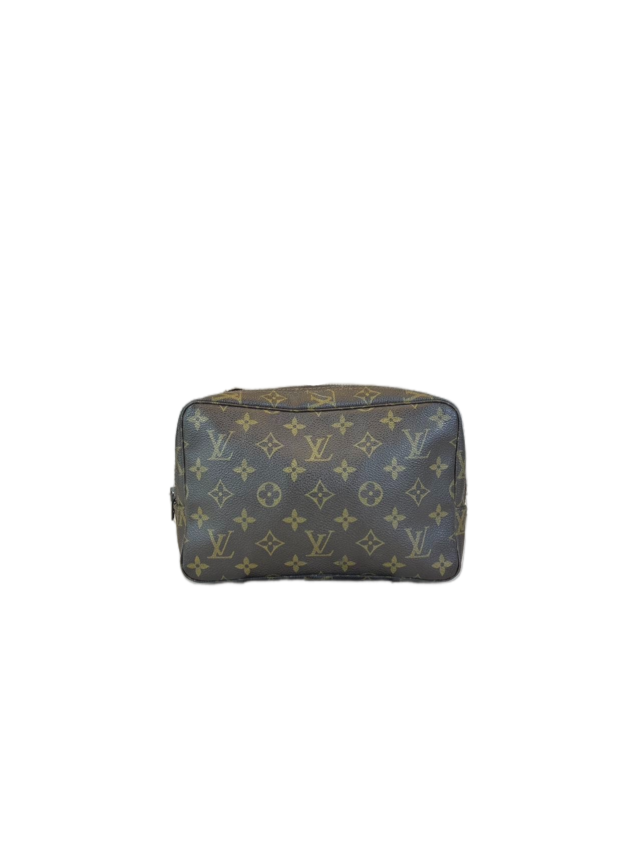 Preloved Louis Vuitton Monogram Canvas Clutch Cosmetic Bag