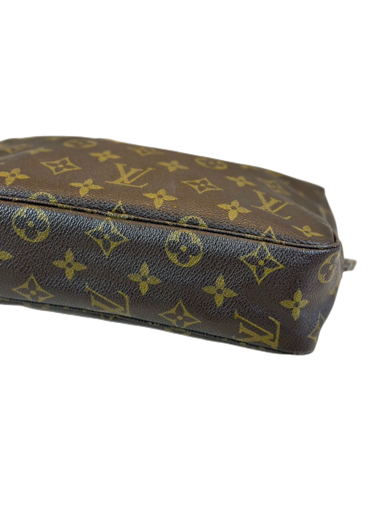 Preloved Louis Vuitton Monogram Canvas Clutch Cosmetic Bag