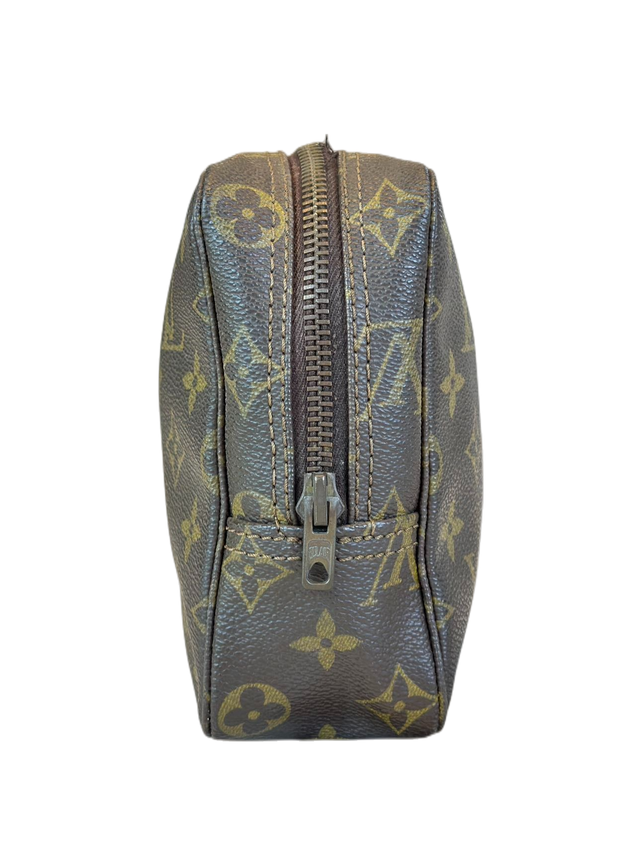 Preloved Louis Vuitton Monogram Canvas Clutch Cosmetic Bag