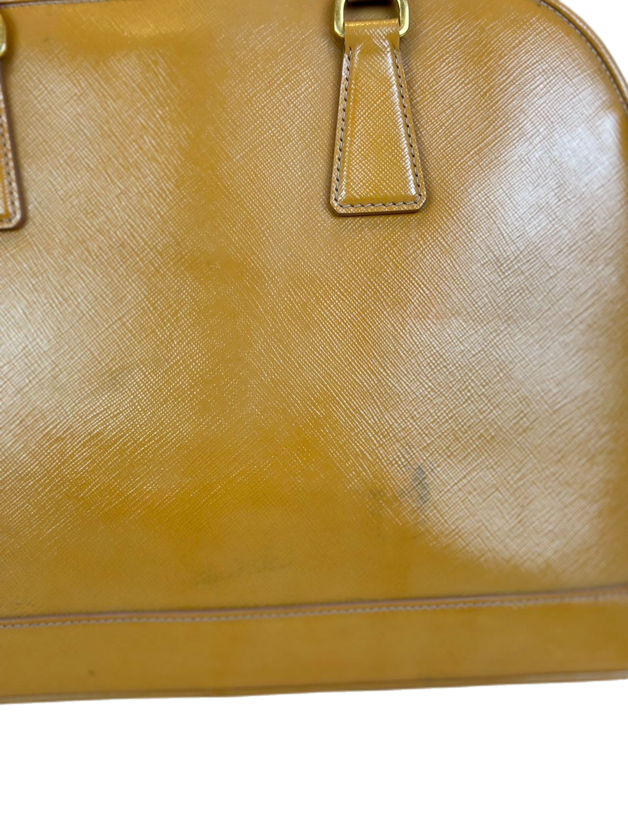 Preloved Prada Patent Leather Shoulder Bag Crossbody