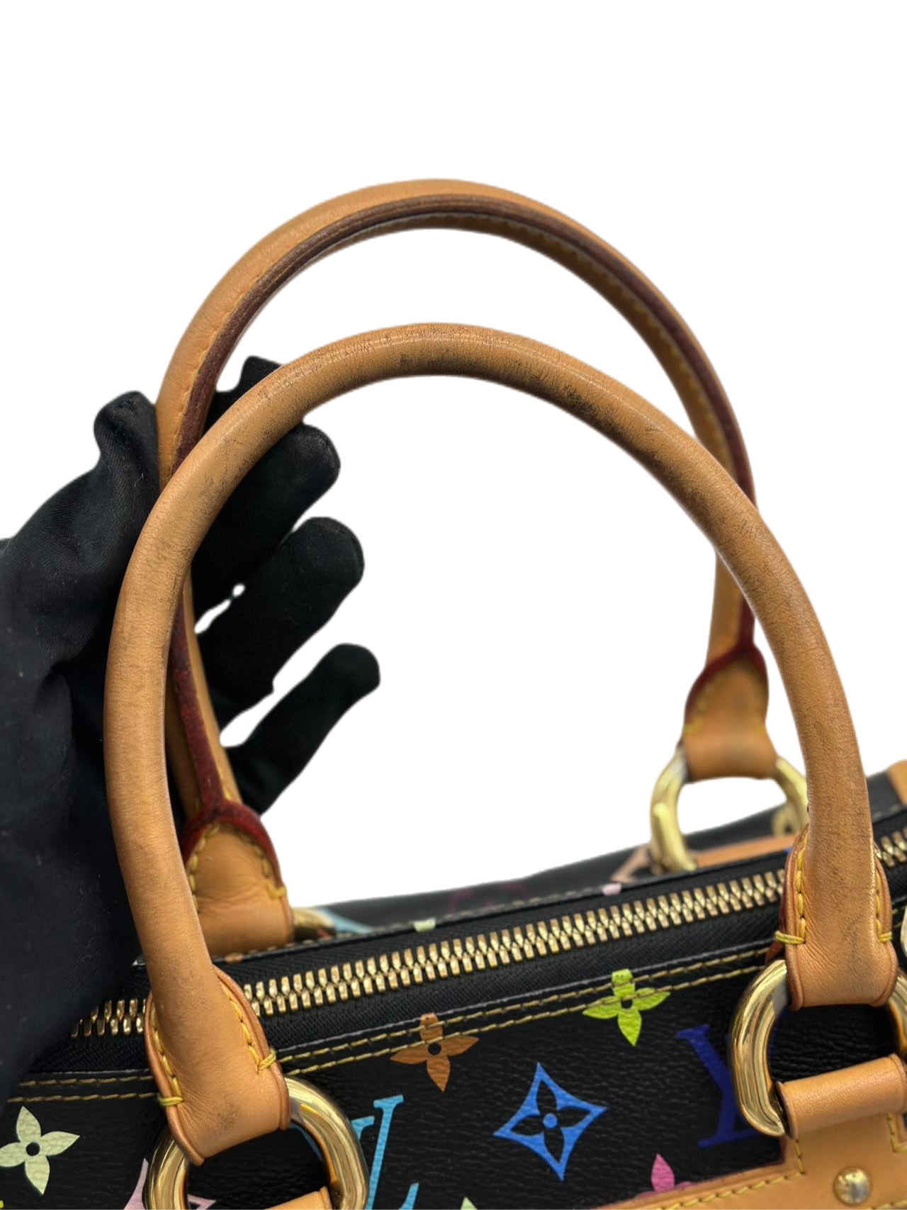 Preloved Louis Vuitton Multicolor Satchel Handbag