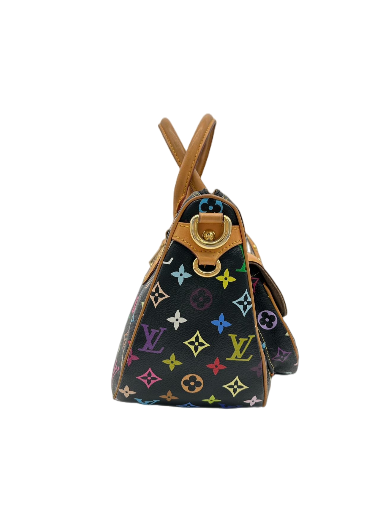 Preloved Louis Vuitton Multicolor Satchel Handbag