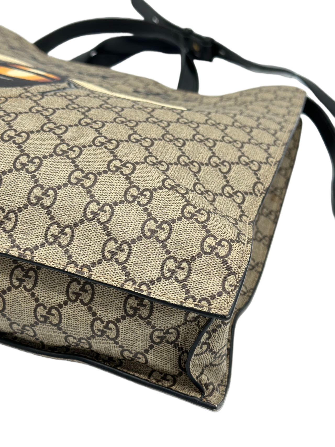 Preloved Gucci GG Logo Printed Bees Shoulder Bag Crossbody