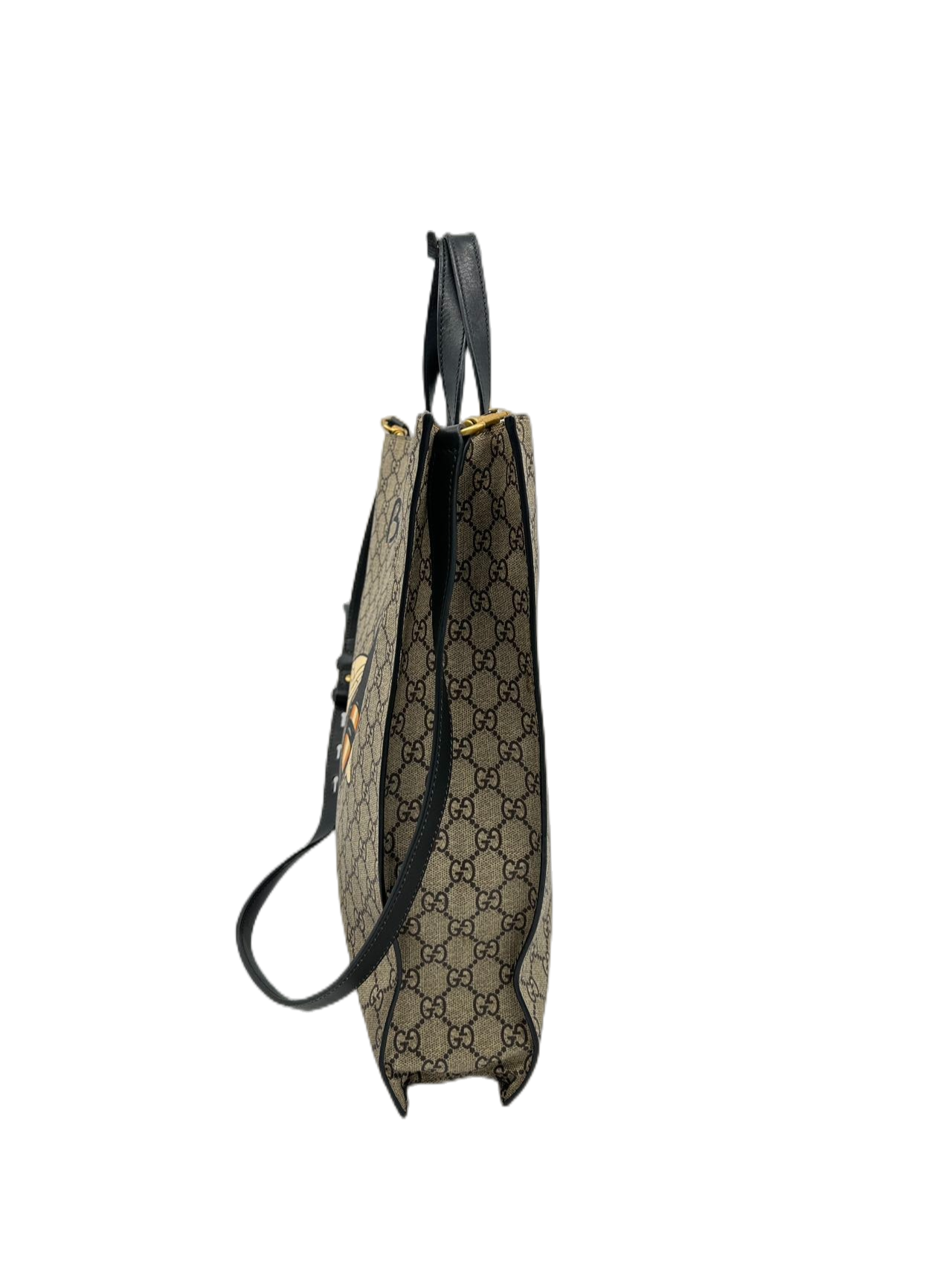 Preloved Gucci GG Logo Printed Bees Shoulder Bag Crossbody