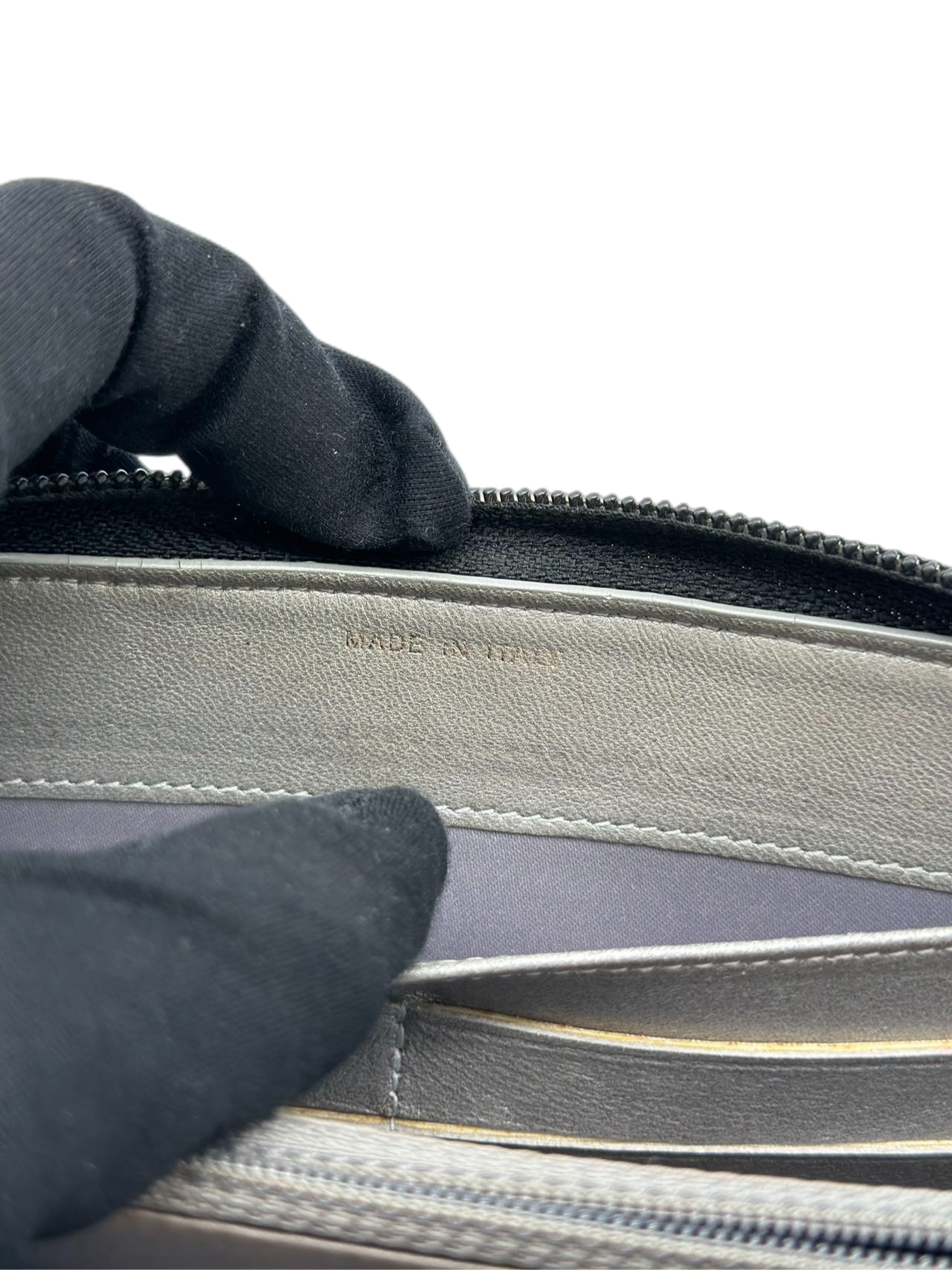 Preloved Chanel Black Leather C Logo Wallet