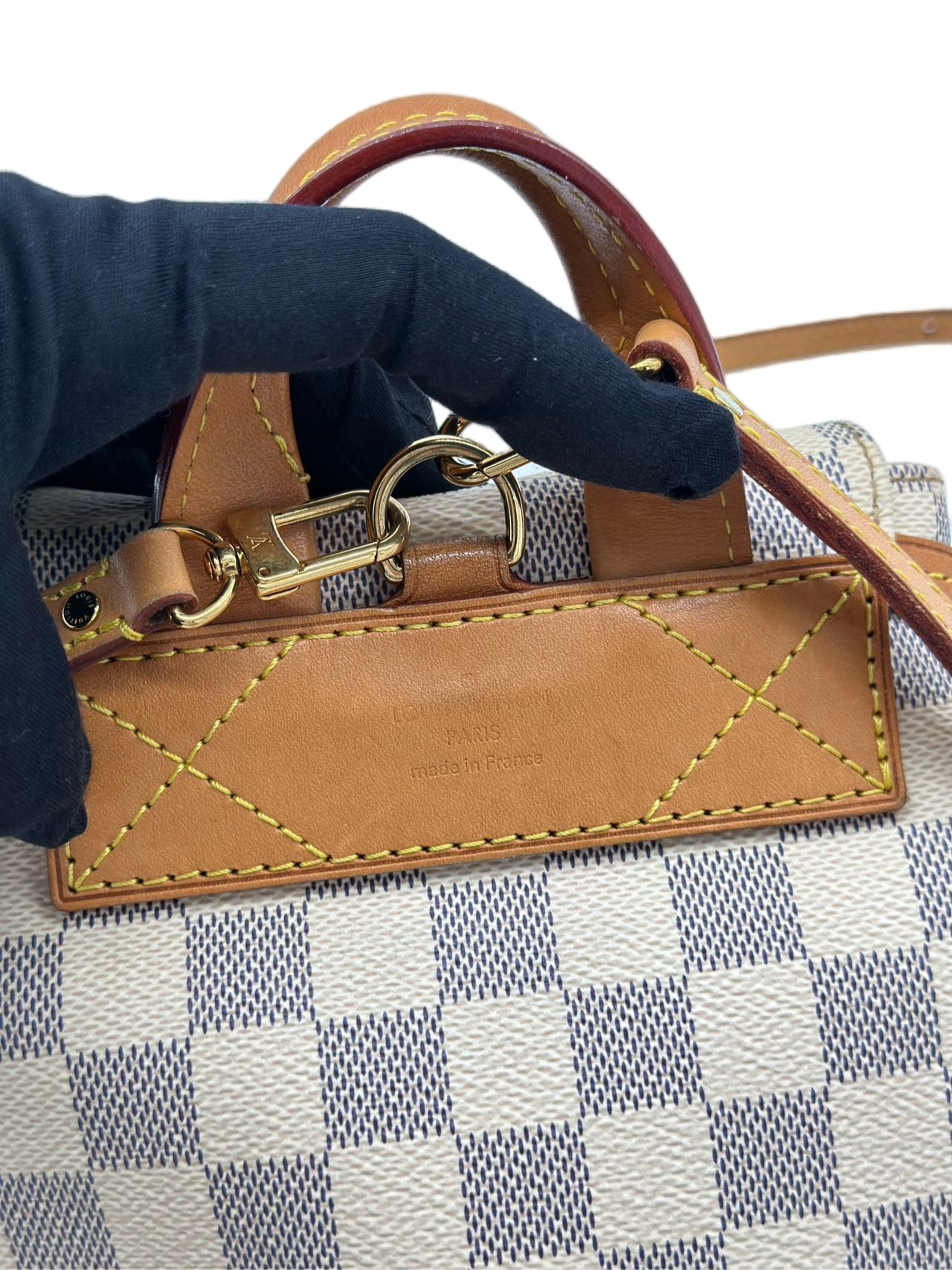 Preloved Louis Vuitton Damier Azur Sperone BB Backpack