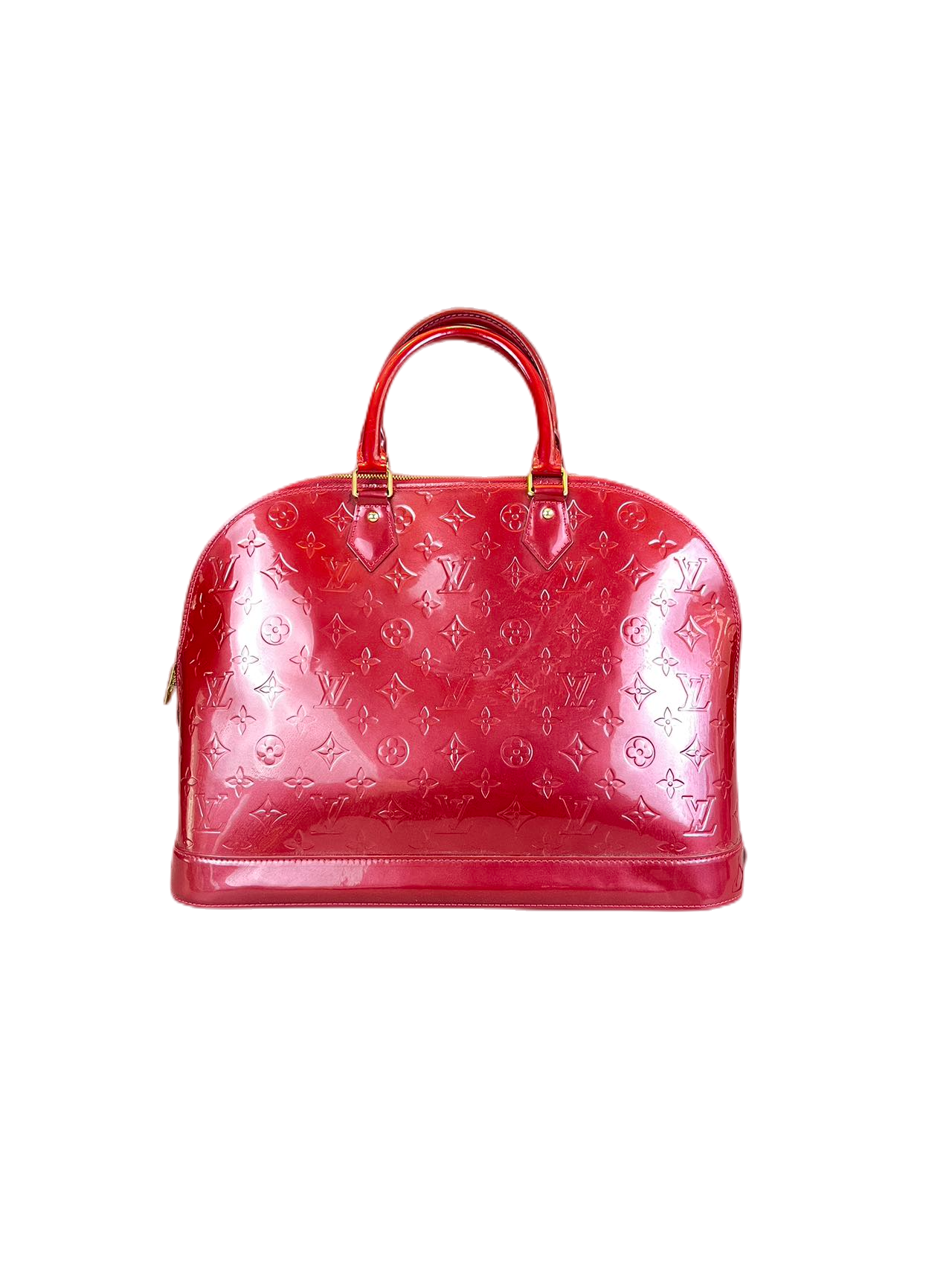 Preloved Louis Vuitton Patent Leather Alma GM Satchel