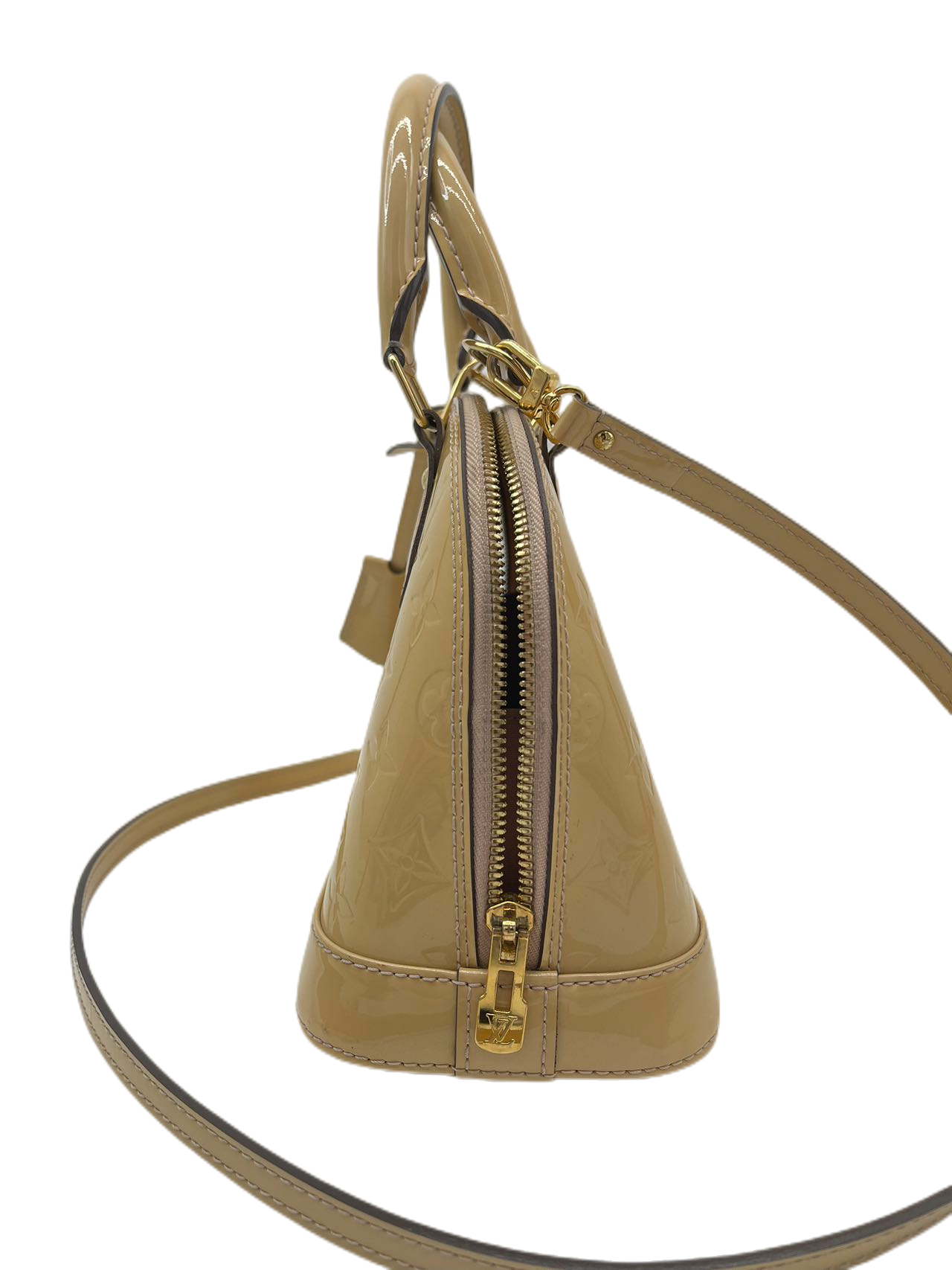 Preloved Louis Vuitton Patent Leather Alma BB Shoulder Bag