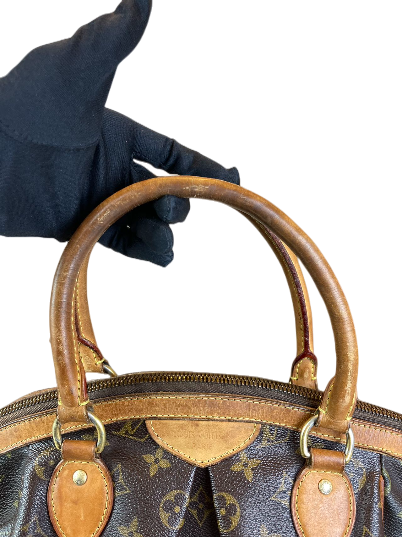 Preloved Louis Vuitton Monogram Canvas Tivoli PM Handbag Satchel