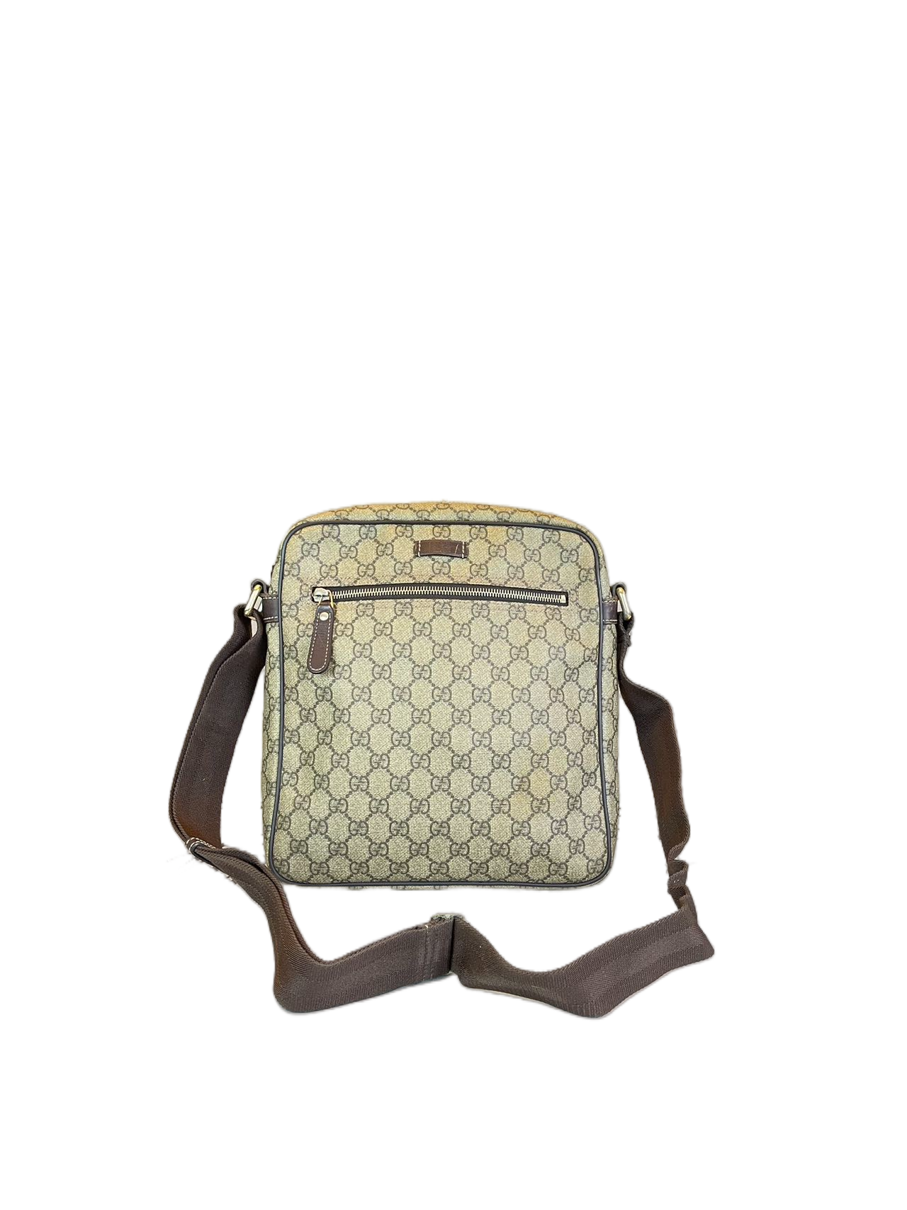 Preloved Gucci GG logo Print Messenger Bags Crossbody