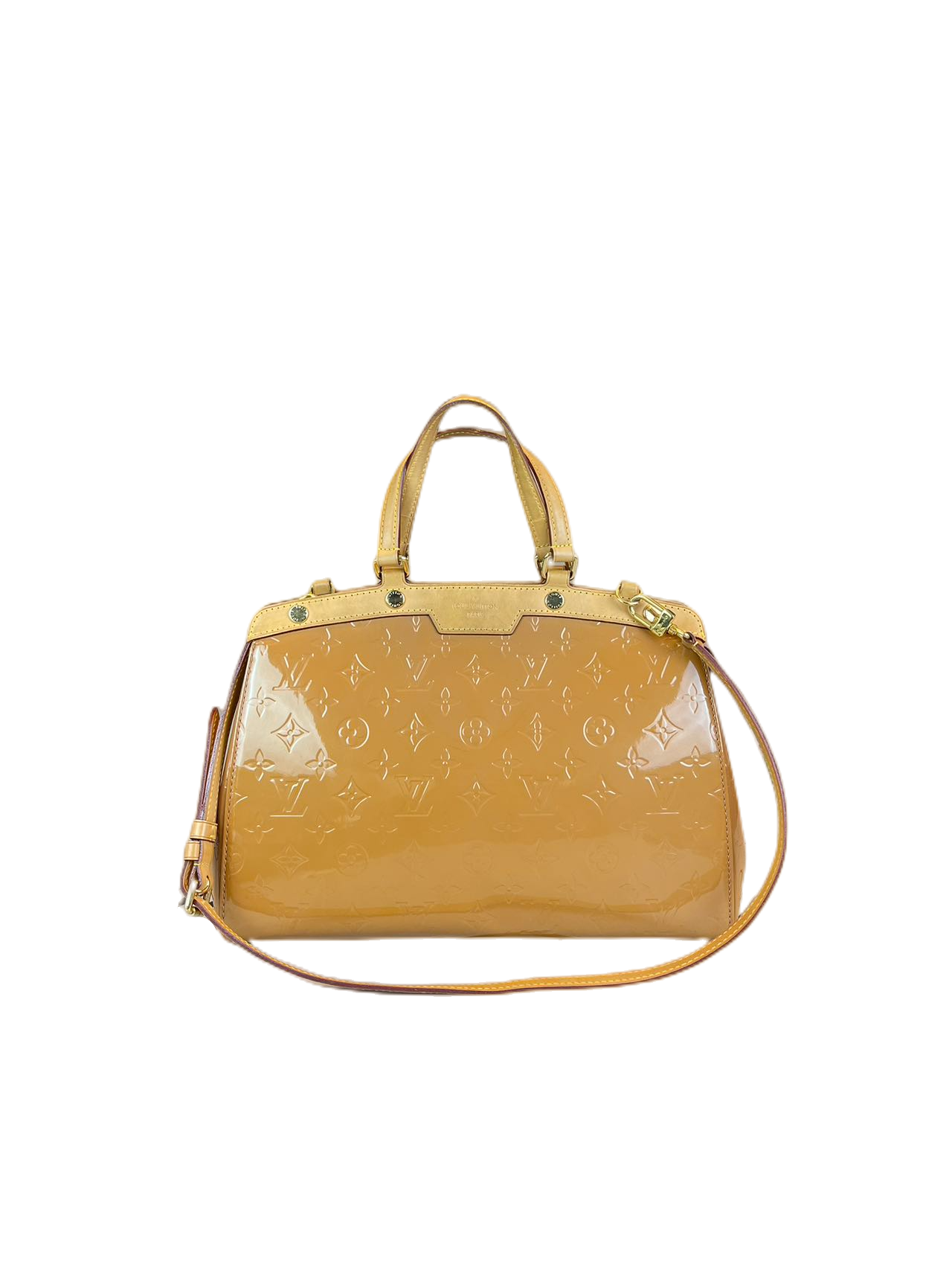 Preloved Louis Vuitton Patent Leather Brea MM Shoulder Bag
