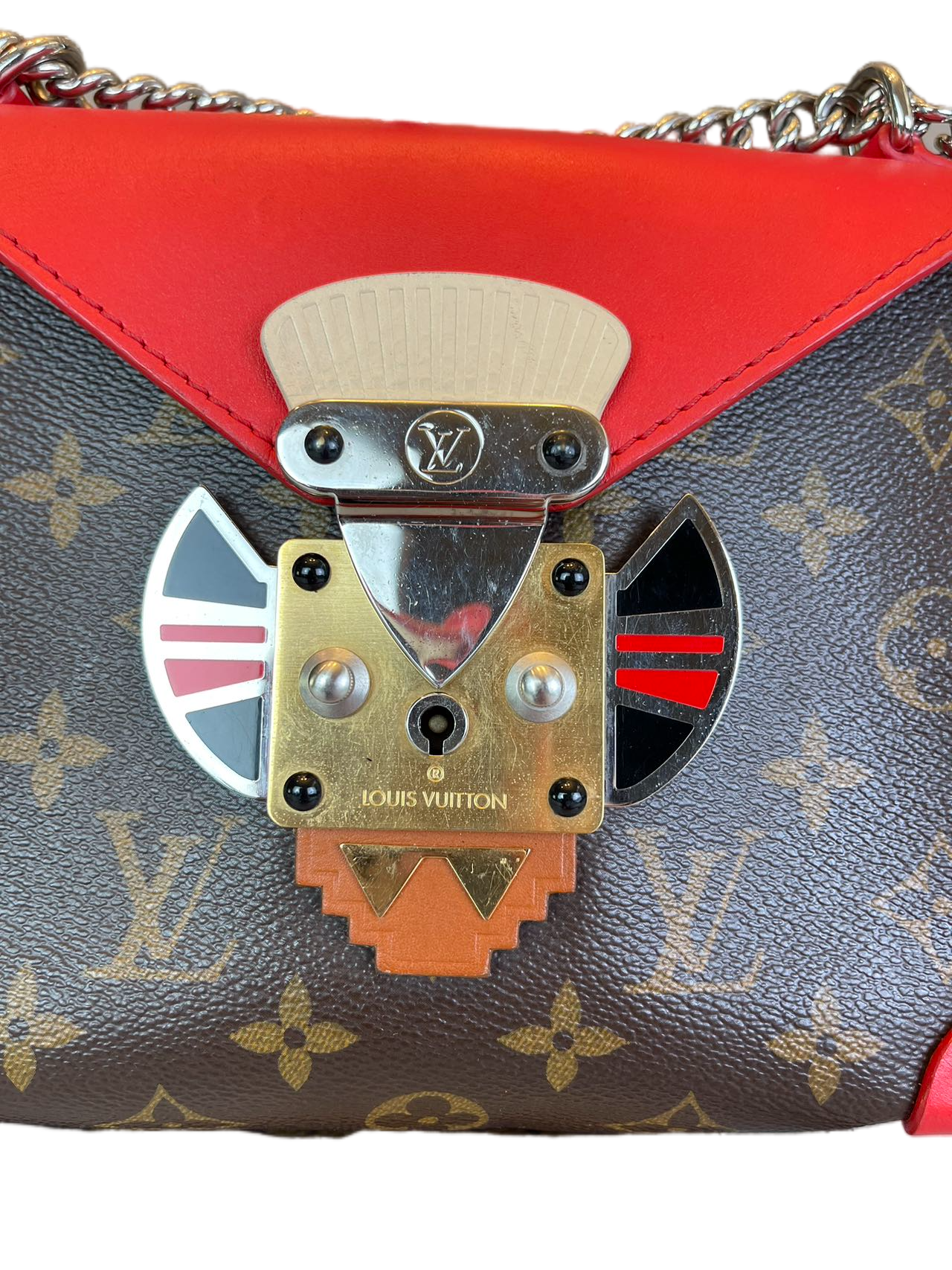 Preloved Louis Vuitton Monogram Canvas Mask Shoulder Bag Crossbody