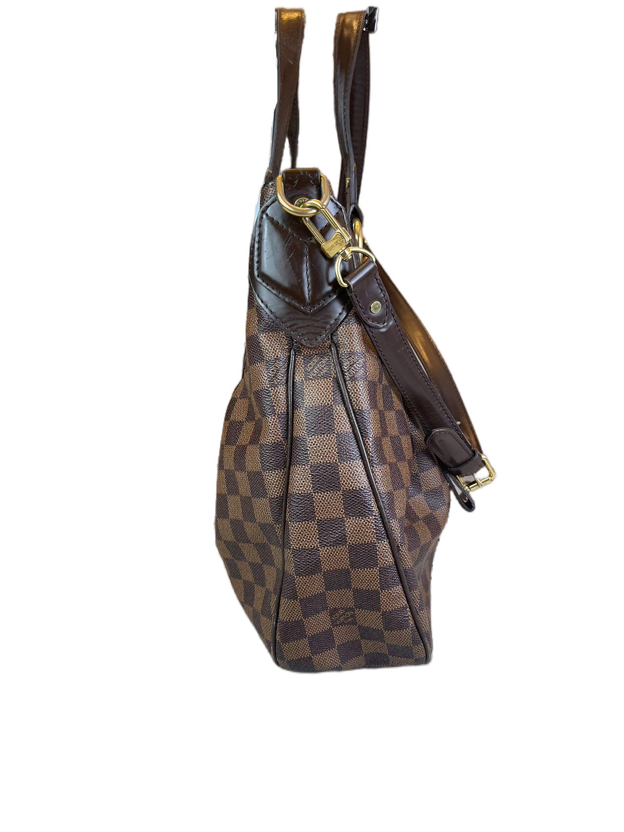 Preloved Louis Vuitton Damier Ebene Evora Shoulder Bag