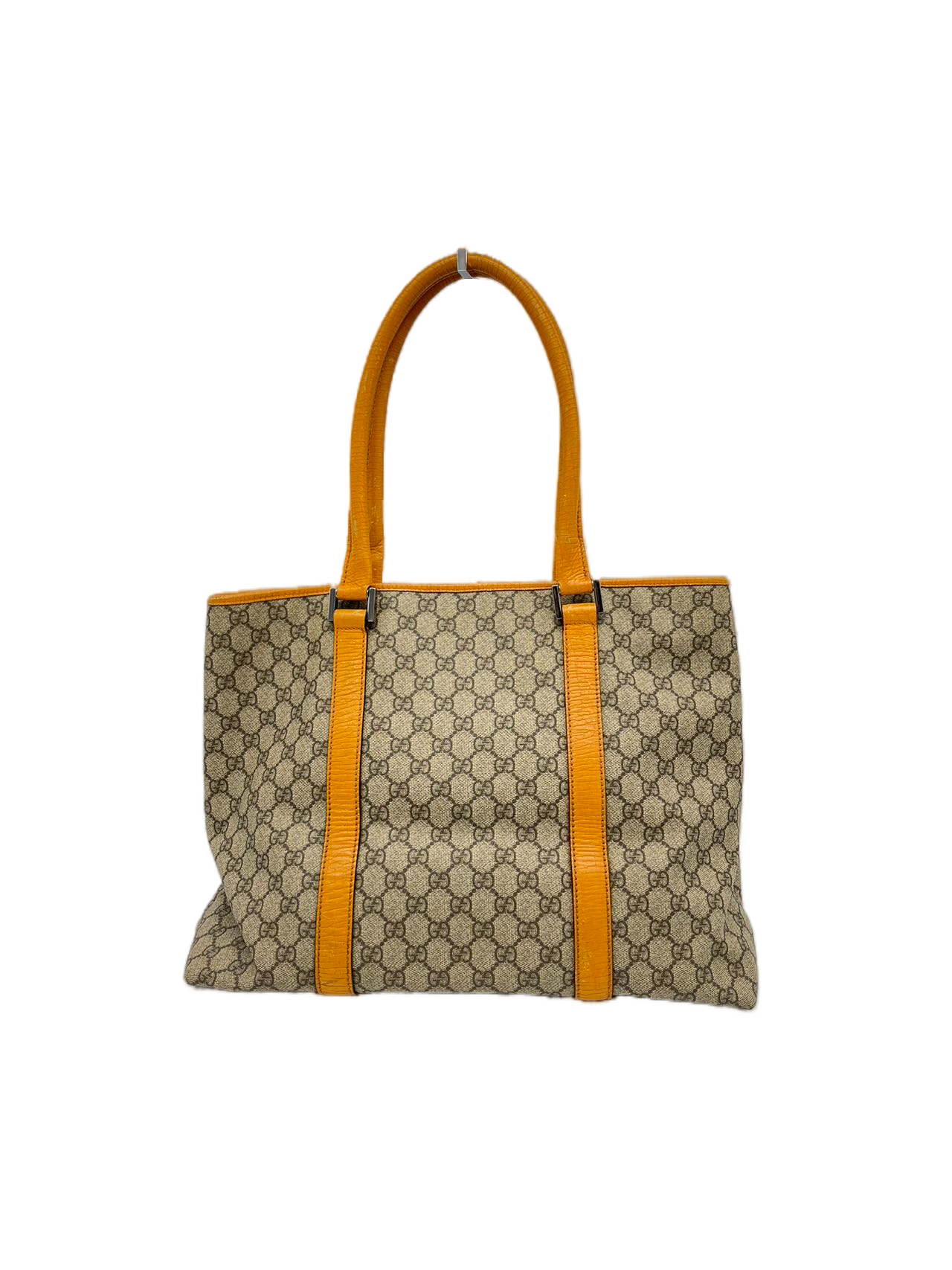 Preloved Gucci GG Logo Printed Leather Totes