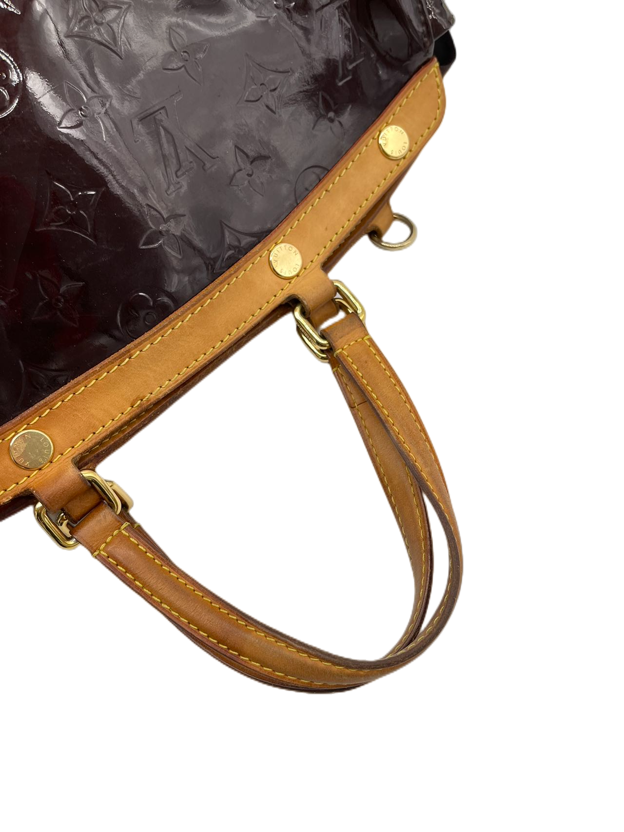 Preloved Louis Vuitton Patent Leather Brea Satchel