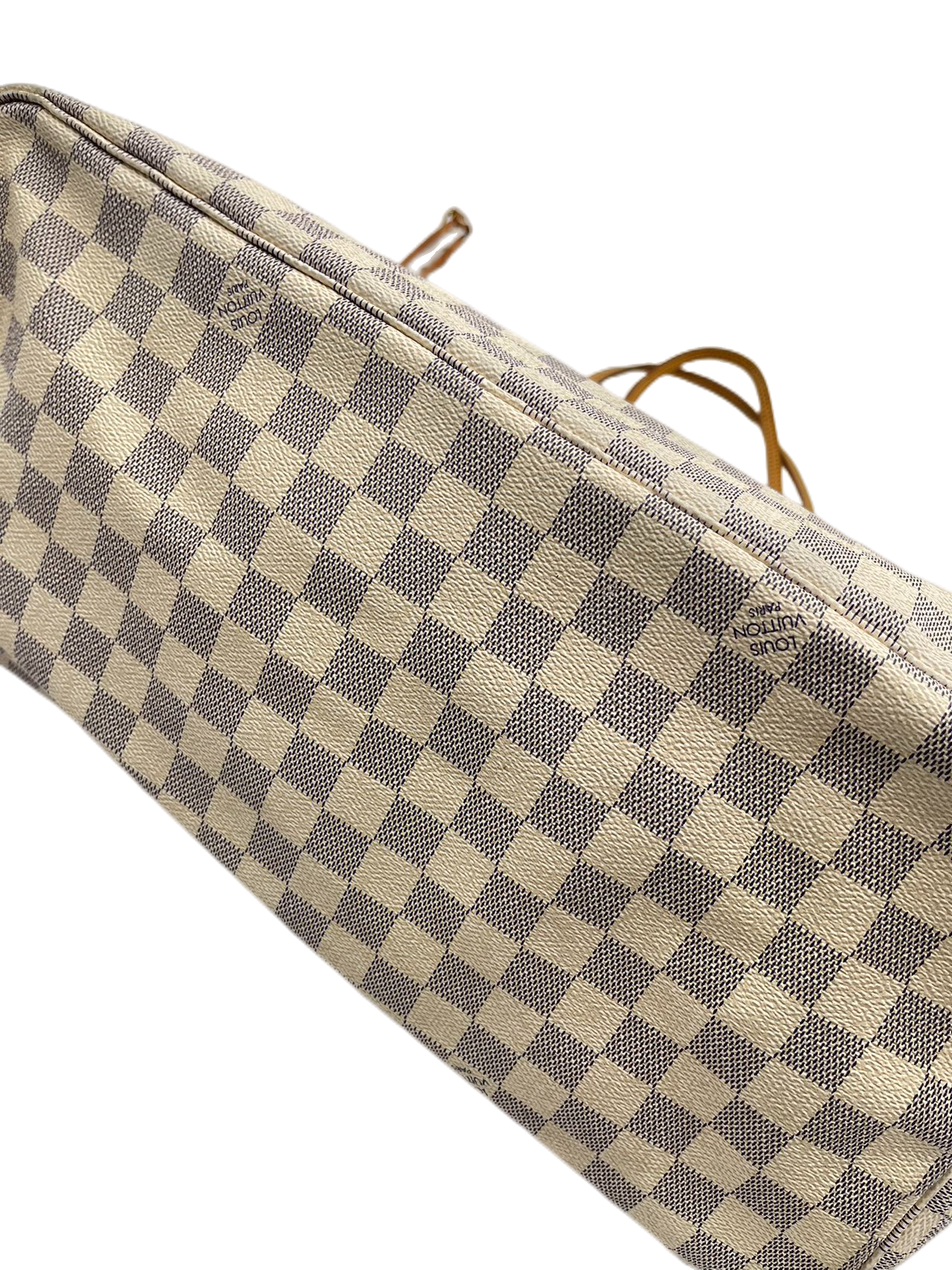 Preloved Louis Vuitton Damier Azur NeverFull GM Totes Shoulder Bag