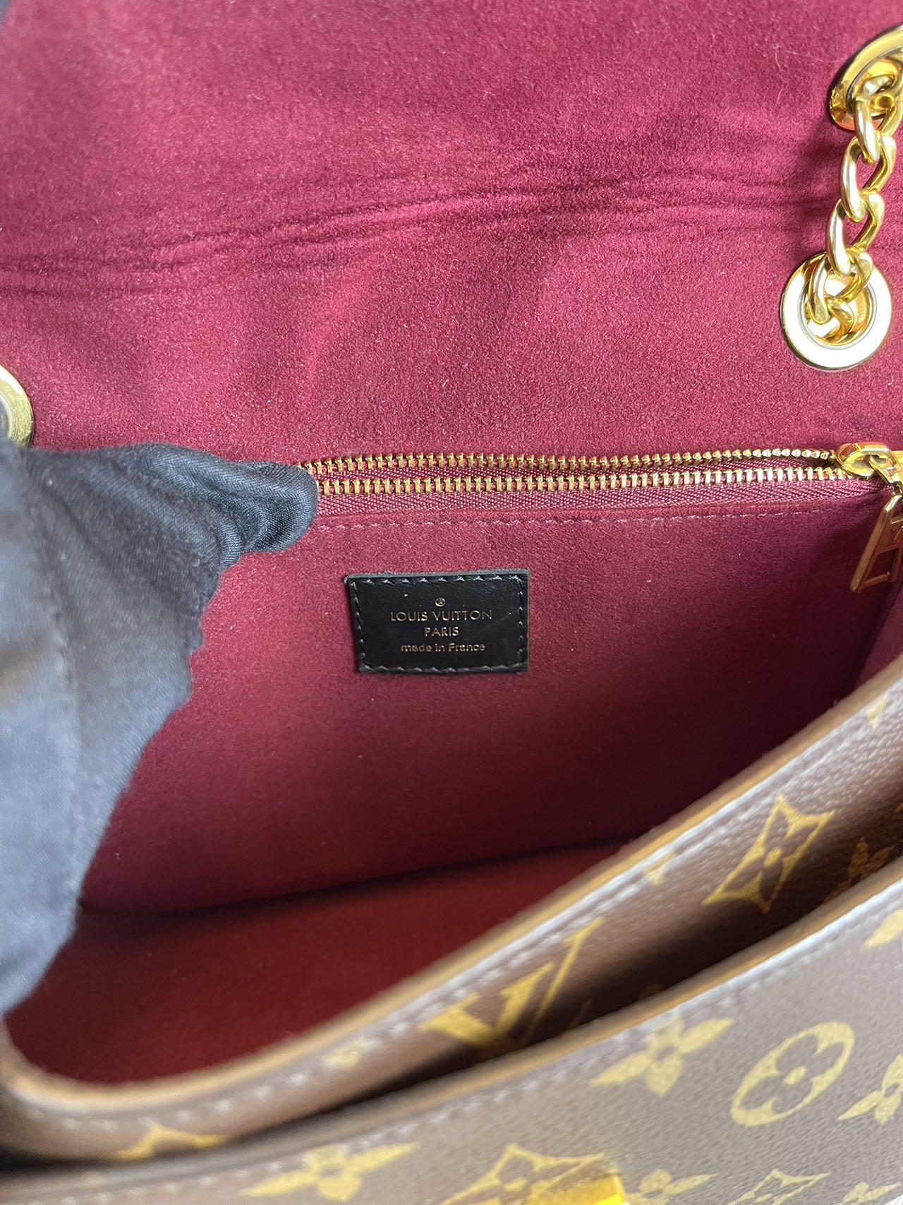 Preloved Louis Vuitton Monogram Canvas Passy MM Shoulder Bag