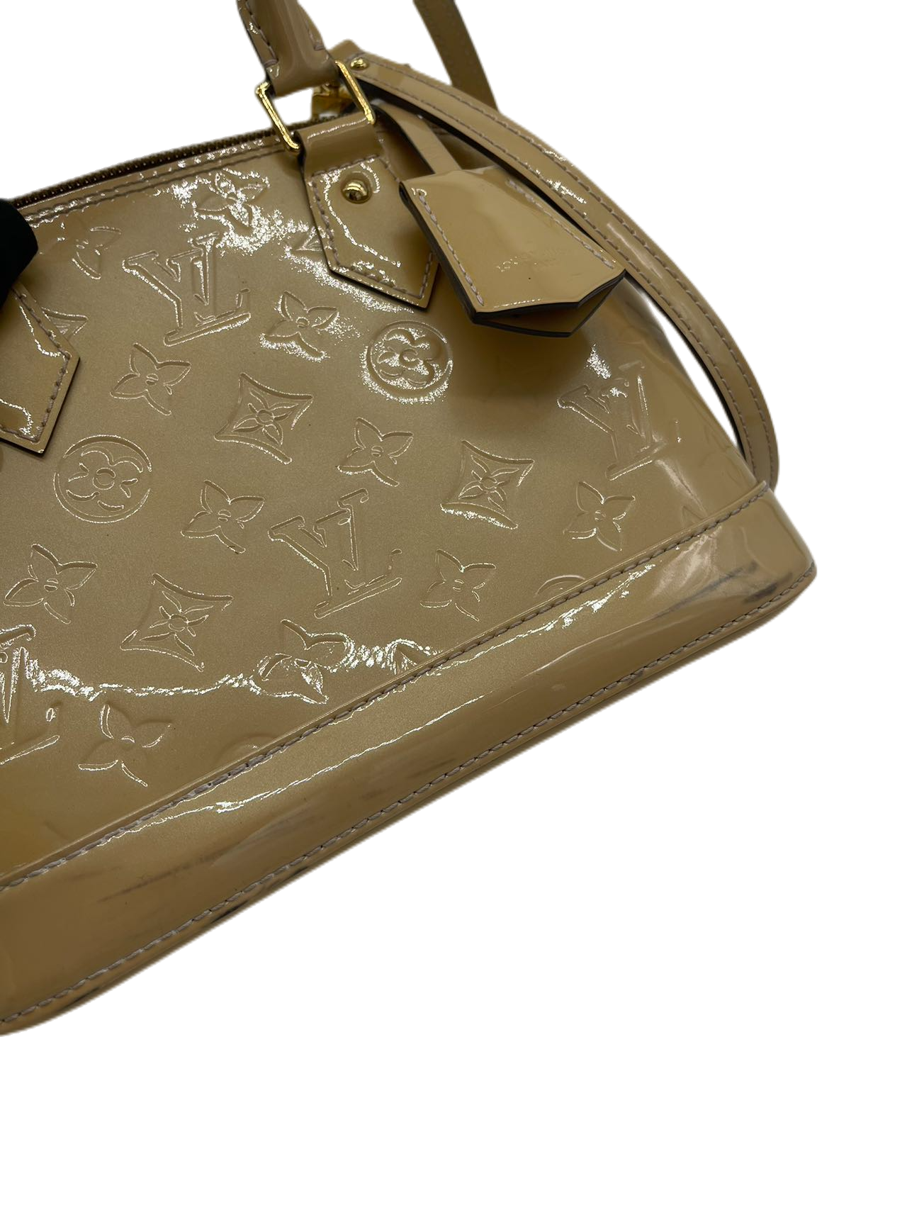 Preloved Louis Vuitton Patent Leather Alma BB Shoulder Bag