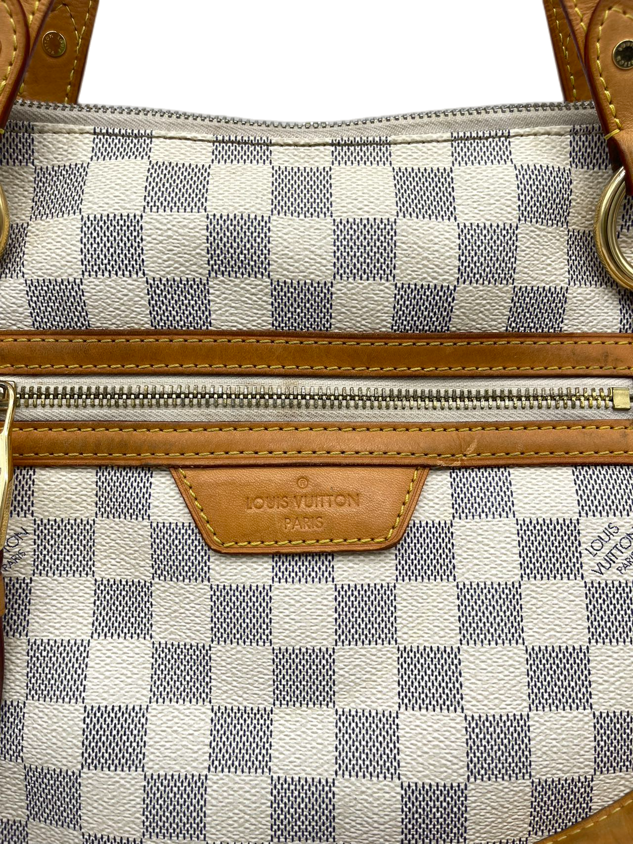 Preloved Louis Vuitton Damier Azur Evora Shoulder Bag