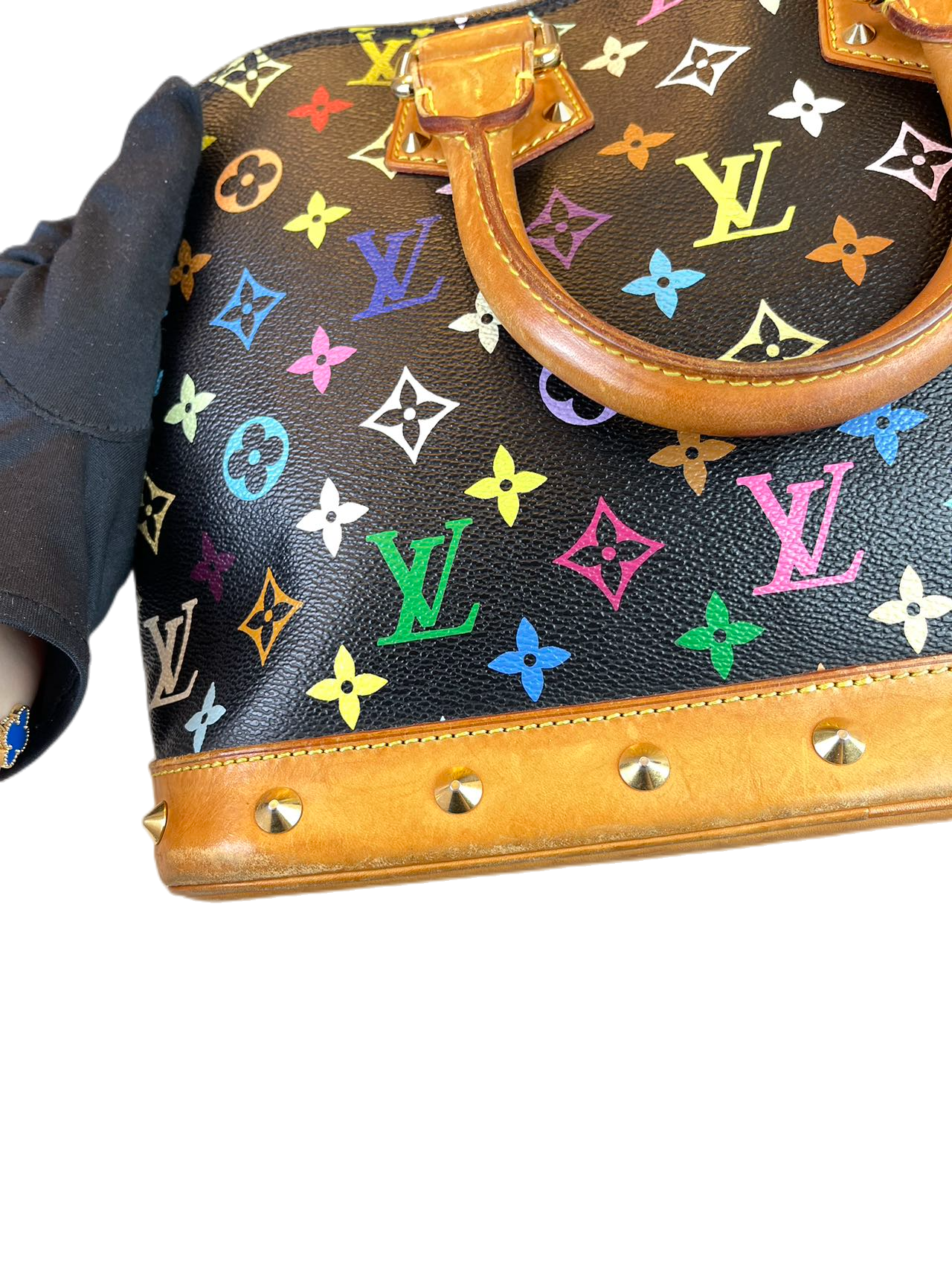 Preloved Louis Vuitton Monogram Multicolore Alma PM Satchel