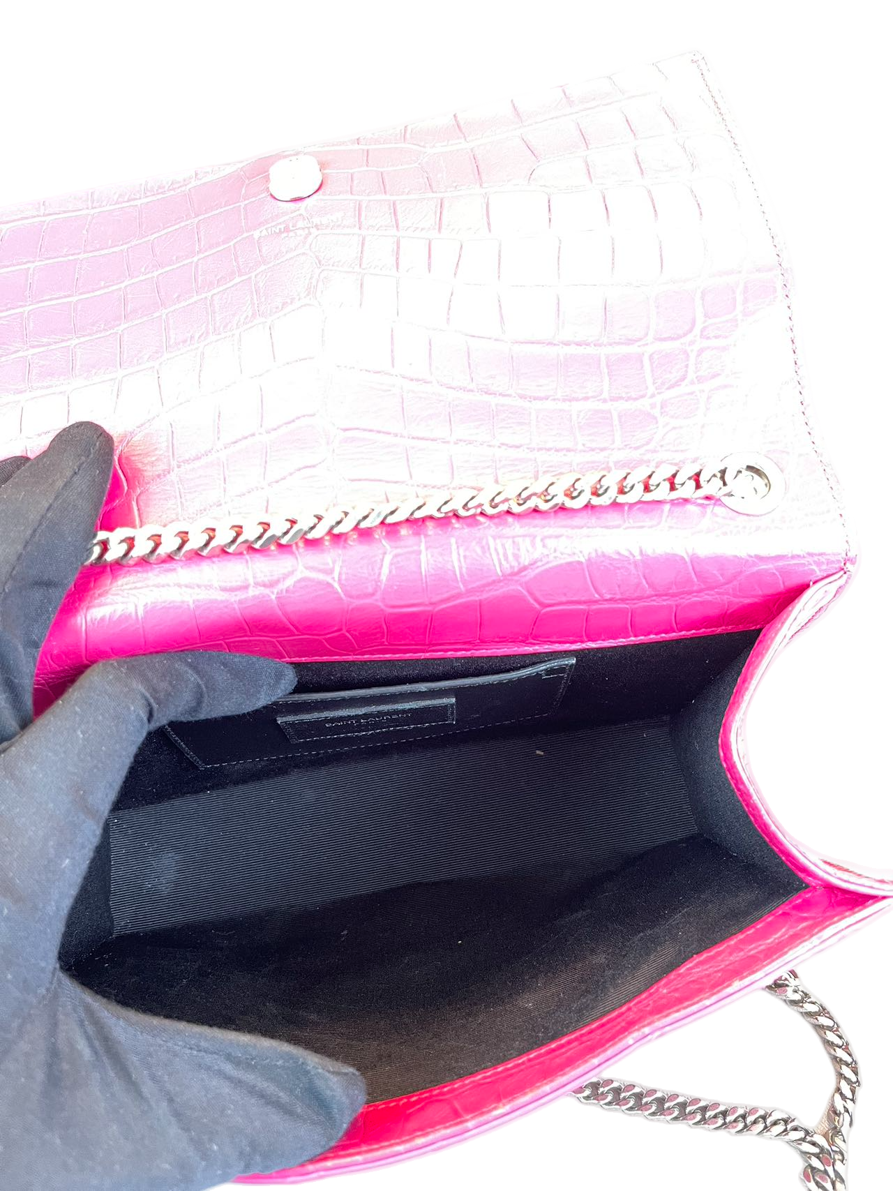 YSL Yves Saint Laurent Leather Kate Chain Shoulder Bag