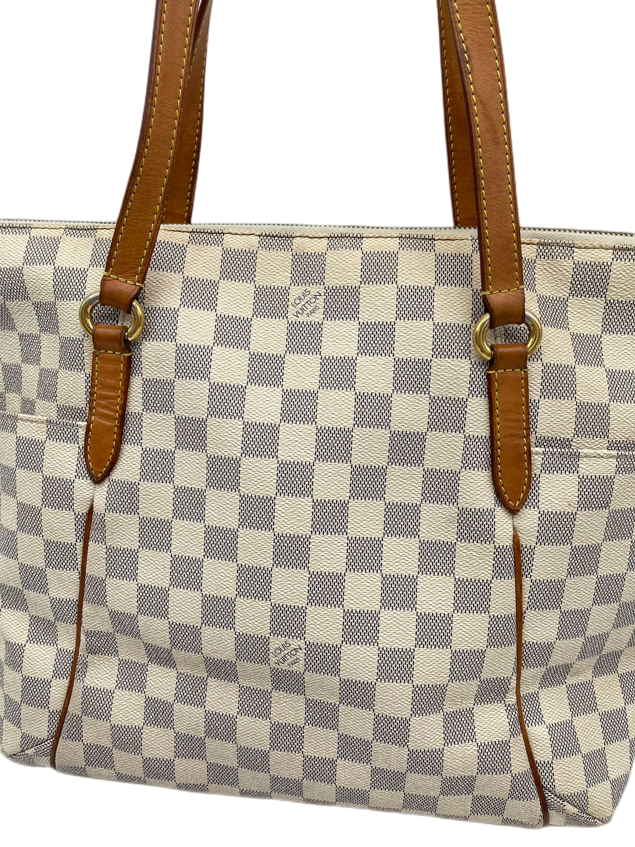 Preloved Louis Vuitton Damier Azur Totally MM Totes Shoulder Bag