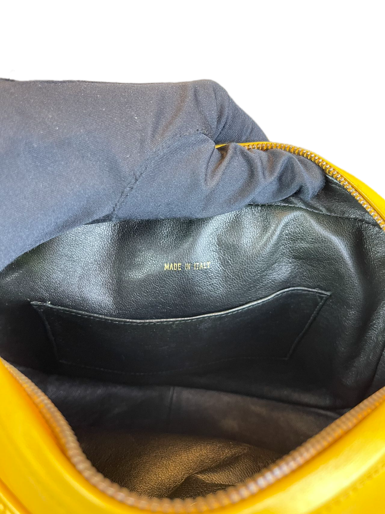 Preloved Chanel Yellow Leather Vintage Shoulder Bag Crossbody