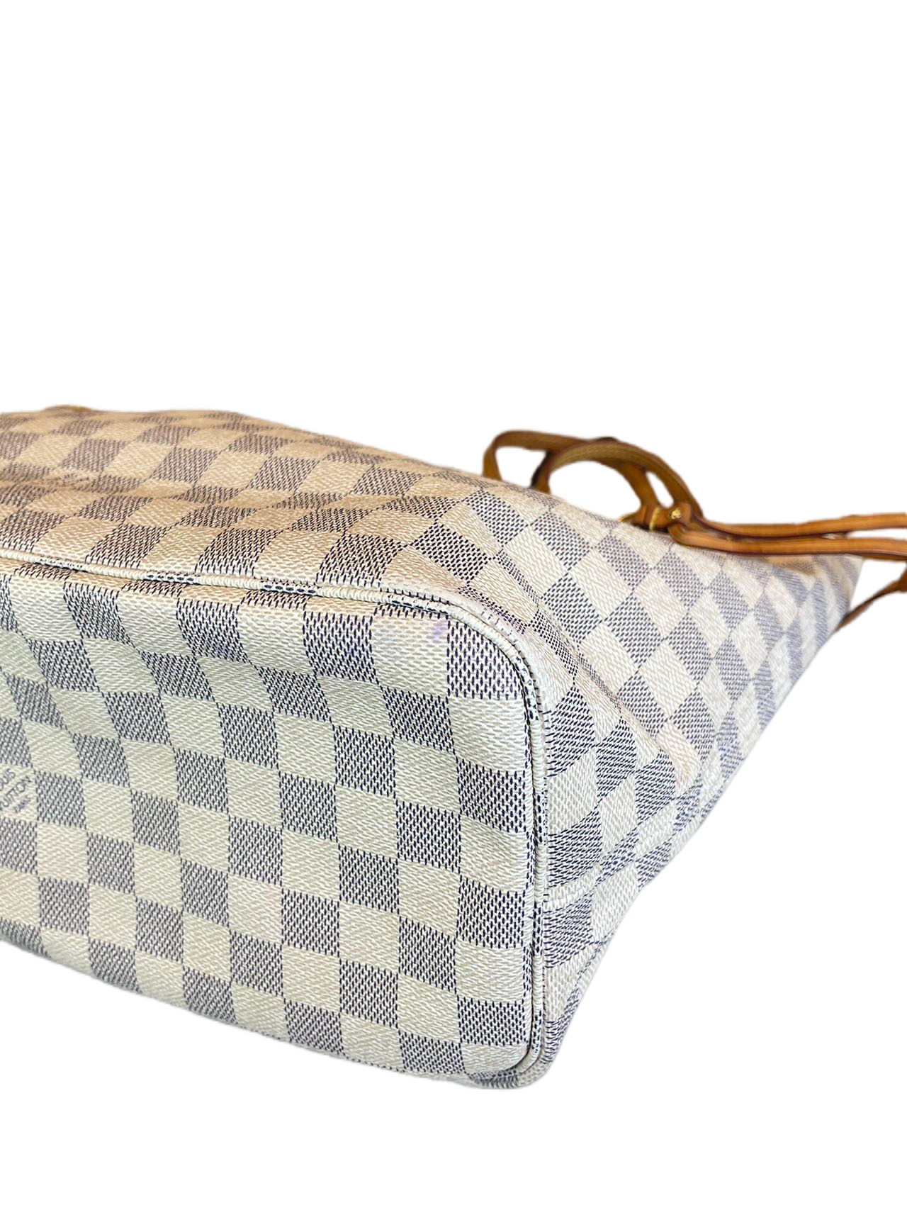 Preloved Louis Vuitton Damier Azur NeverFull MM Totes